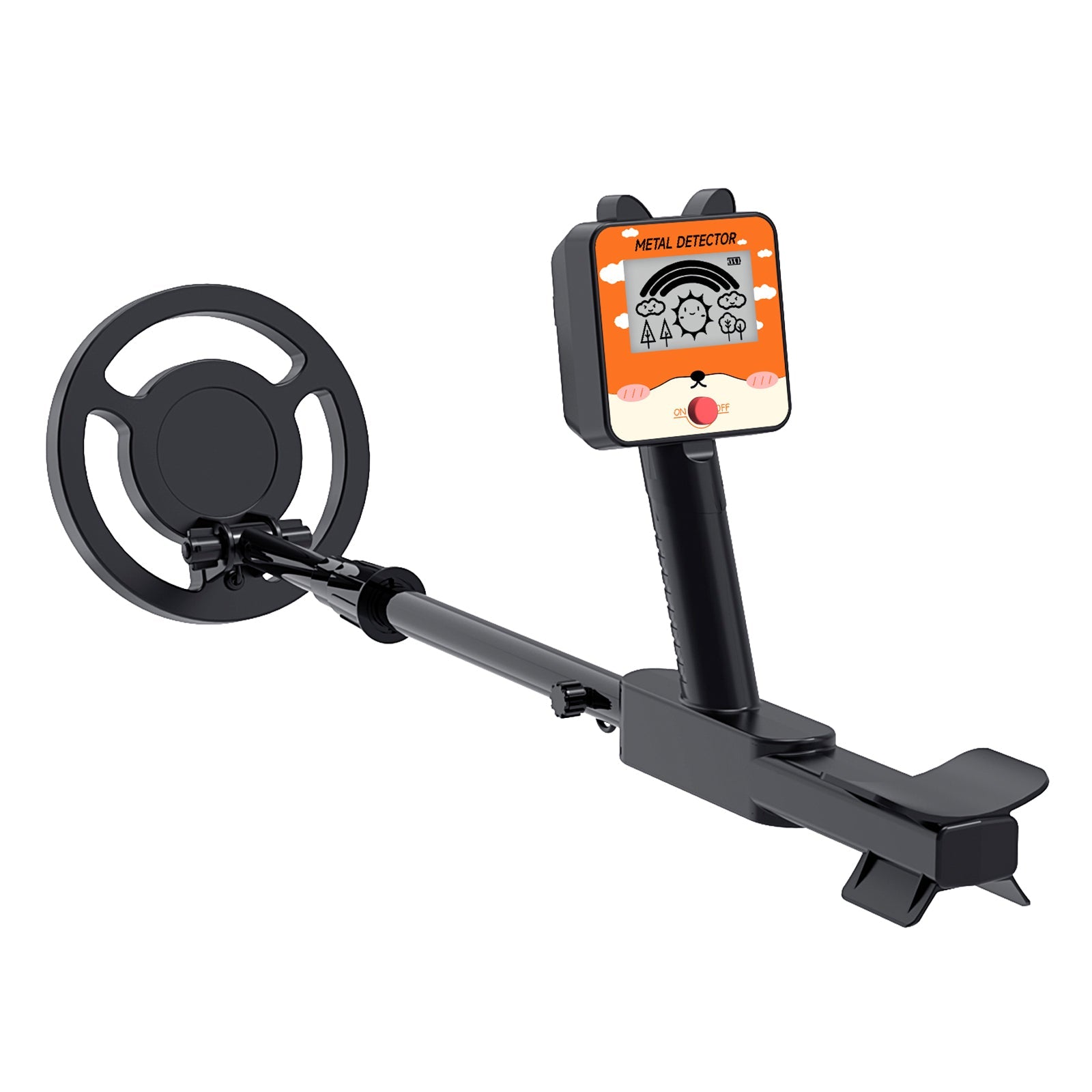 GT260 Kids Child Treasure Seeker Beginners Metal Detector Waterproof 6.3" Coil