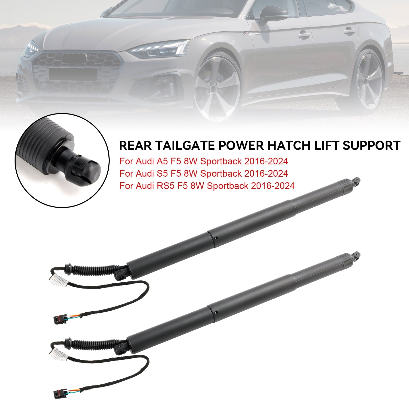 2016-2024 Audi RS5 F5 8W Sportback 2PCS Electric Tailgate Lift 8W8827851 8W8959107
