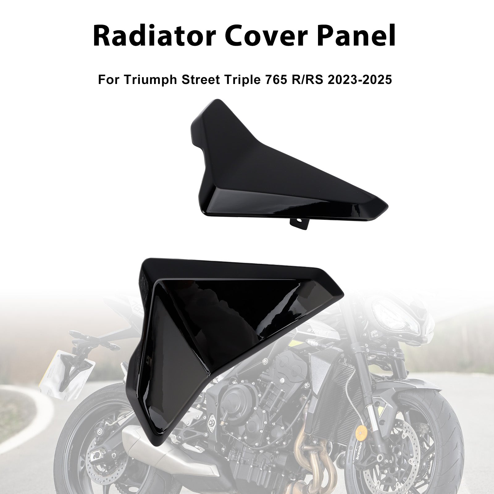 2023-2025 Street Triple 765 R/RS Radiator Side Cover Fairing Panels