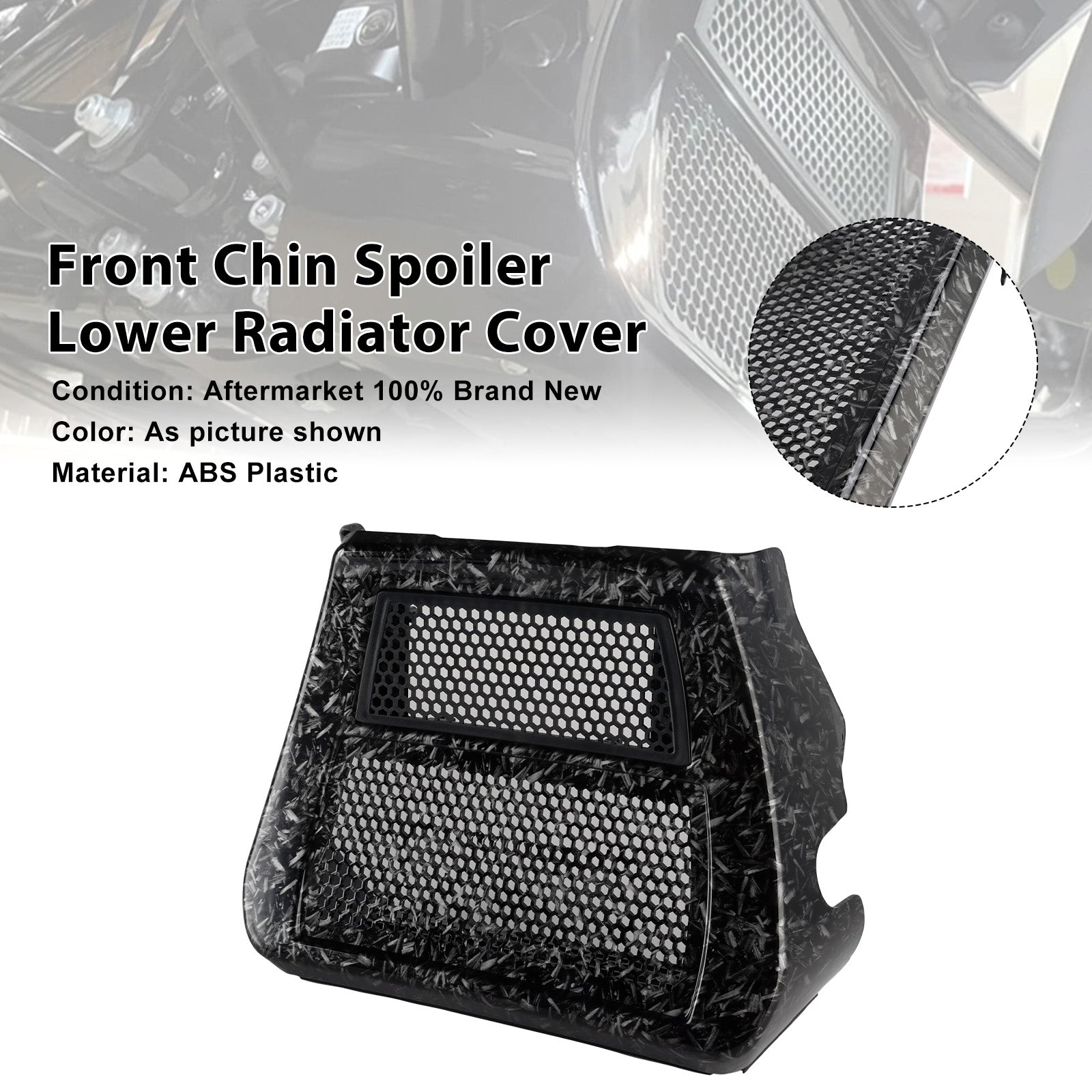 2024-2025 Harley Road Glide FLTRX Lower Chin Spoilers Radiator Guard Cover