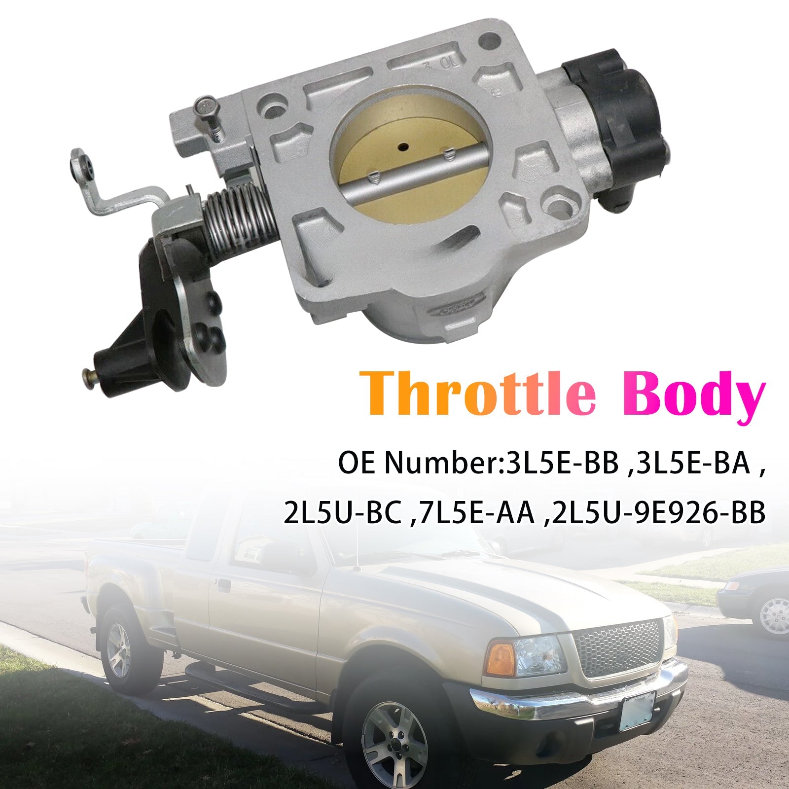 2002-2008 for Ford Ranger Throttle Body Valve 3L5E-BB 2L5U-BB 3L5E-BA