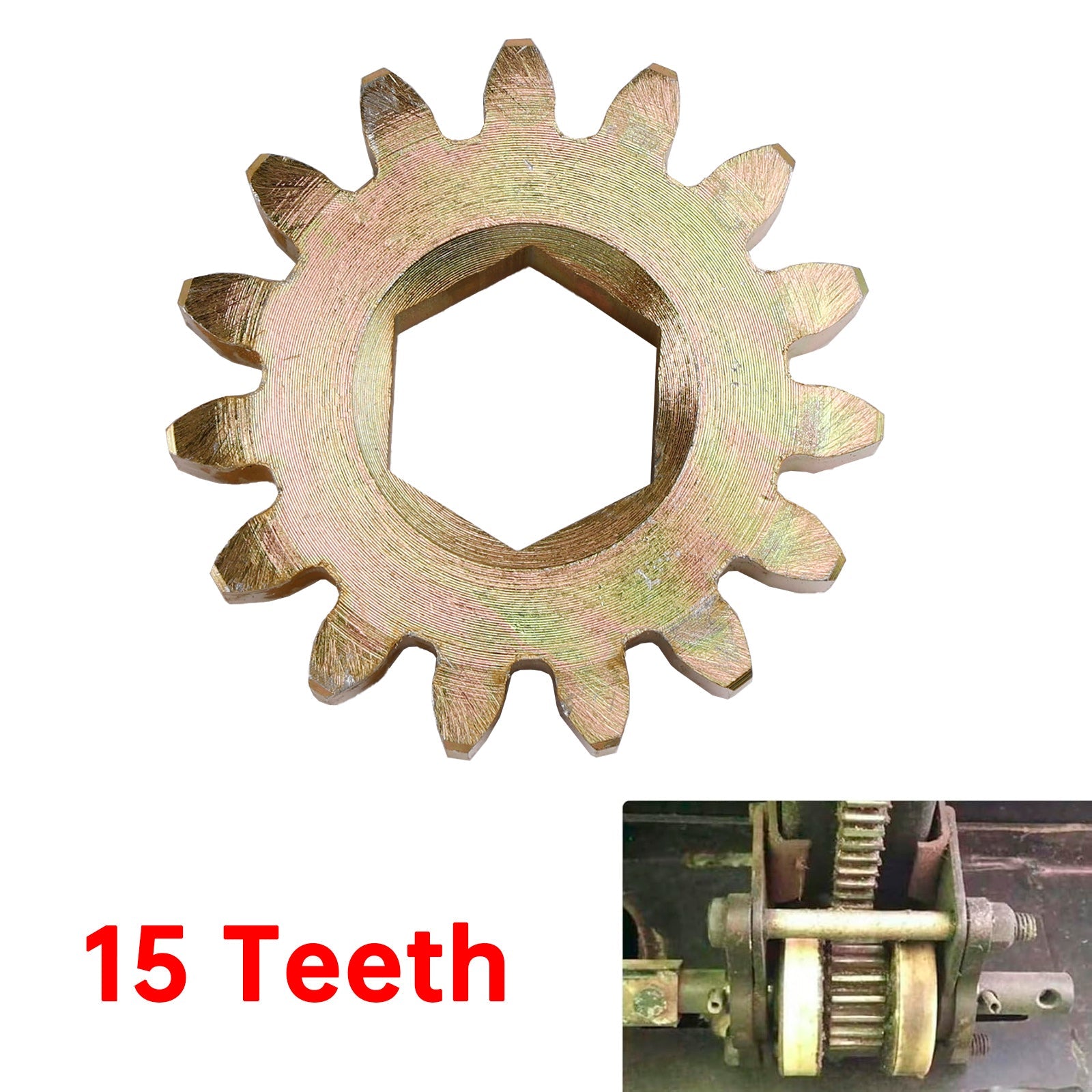 2PCS 700612 15 Tooth Spur Gear 10 DP/20 PA for Lippert RV Slide Out Systems