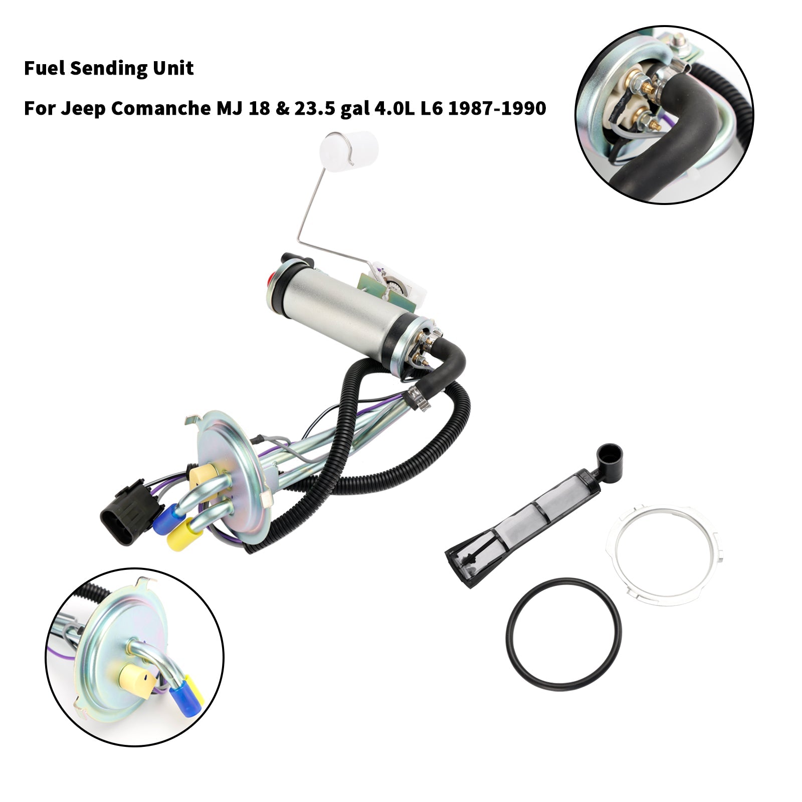1987-1990 Jeep Comanche MJ Gas Tank Sending Unit w/ F.I. w/ the Fuel Pump