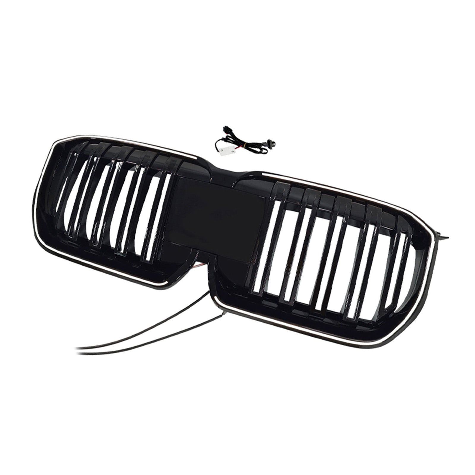 2023-2025 Fit BMW X1 U11 U12 Double Slat Black Front Bumper Kidney Grill Grille