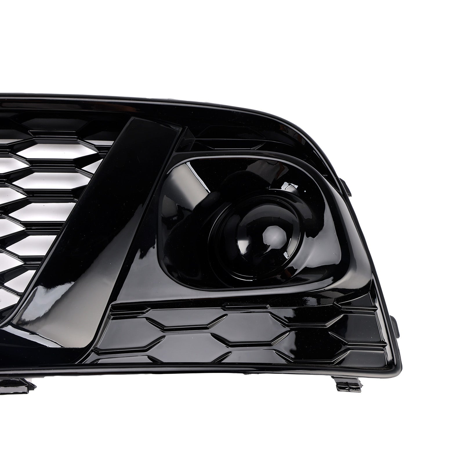 2018 2019 Audi Q5 SQ5 Black Front Honeycomb Fog Lamp Grille Grill Cover