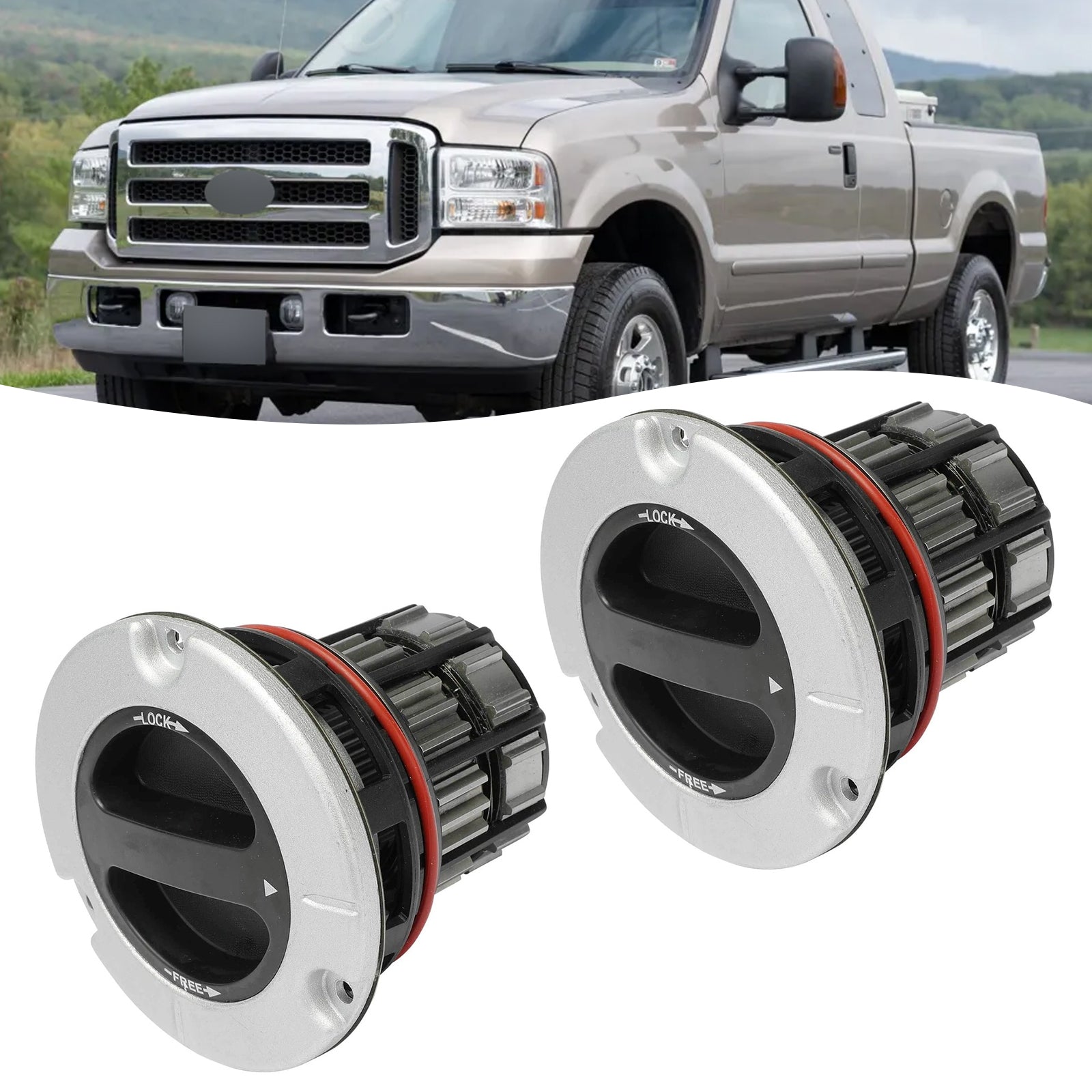 Fits For Ford F-450 Super Duty 2005-2023 BC3Z-3B396-B Front Manual Lock Hub Link 2PCS