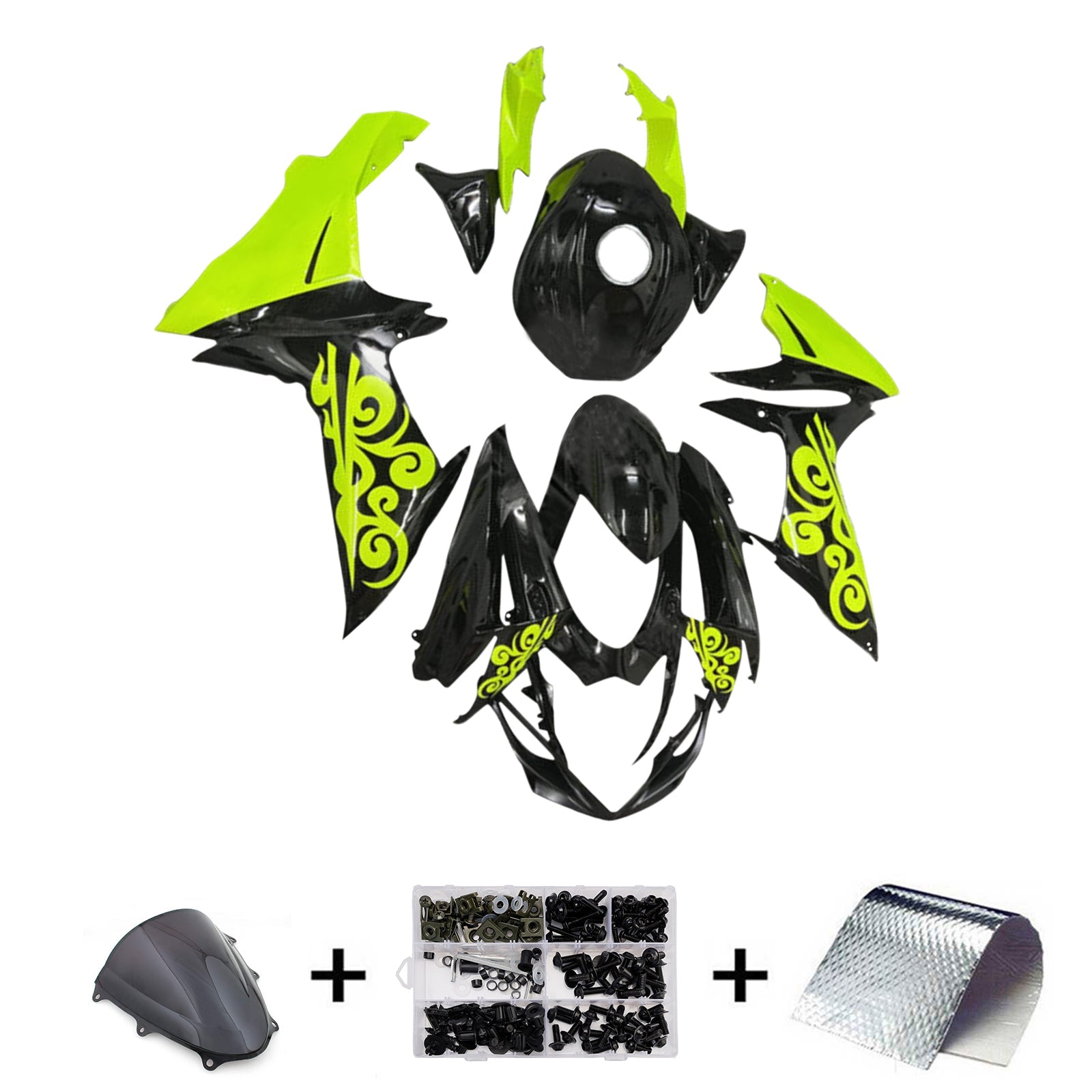 Injection Fairing Kit Bodywork Plastic ABS For Suzuki GSXR 600/750 2011-2025 K11
