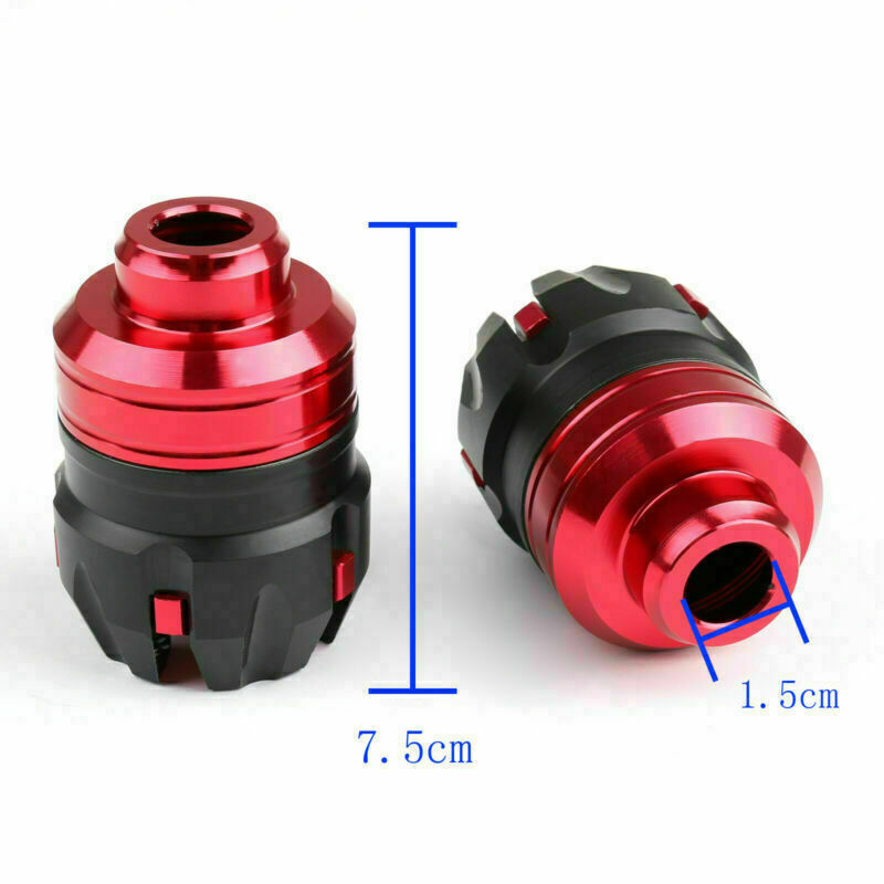 Slider BB Wheel Front Red Crash Anti Motocycle CNC Universal Axle Protector Fork Generic