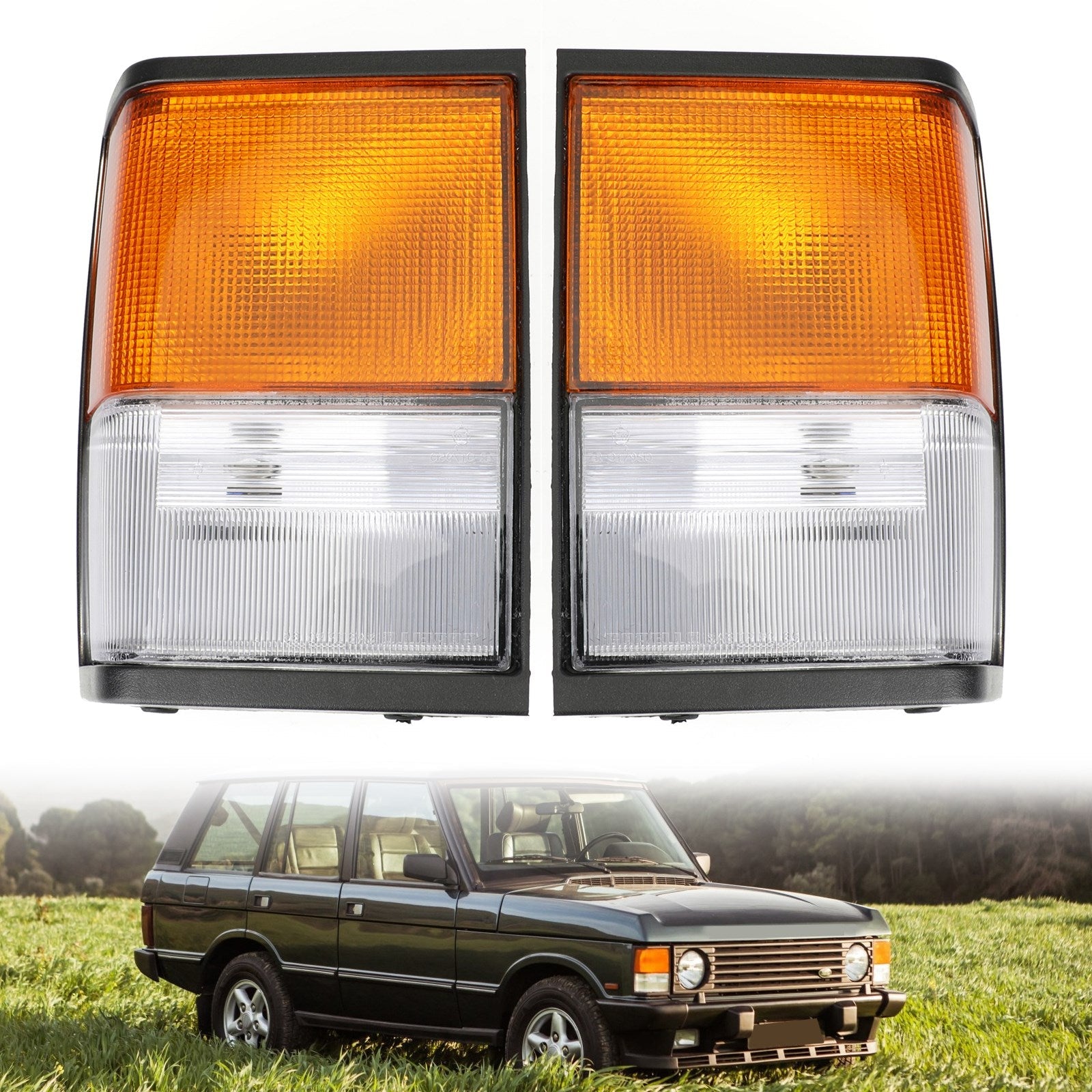 1987-1995 Land Rover Range Rover Classic Corner Lamps New Clear