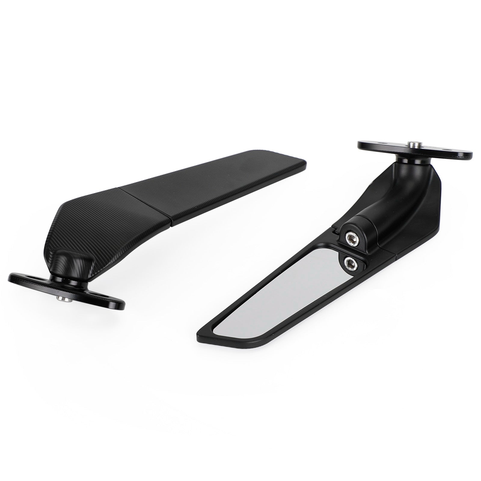 2000-2019 Suzuki GSX-R750 Adjustable Wing Fin Rearview Mirrors Generic