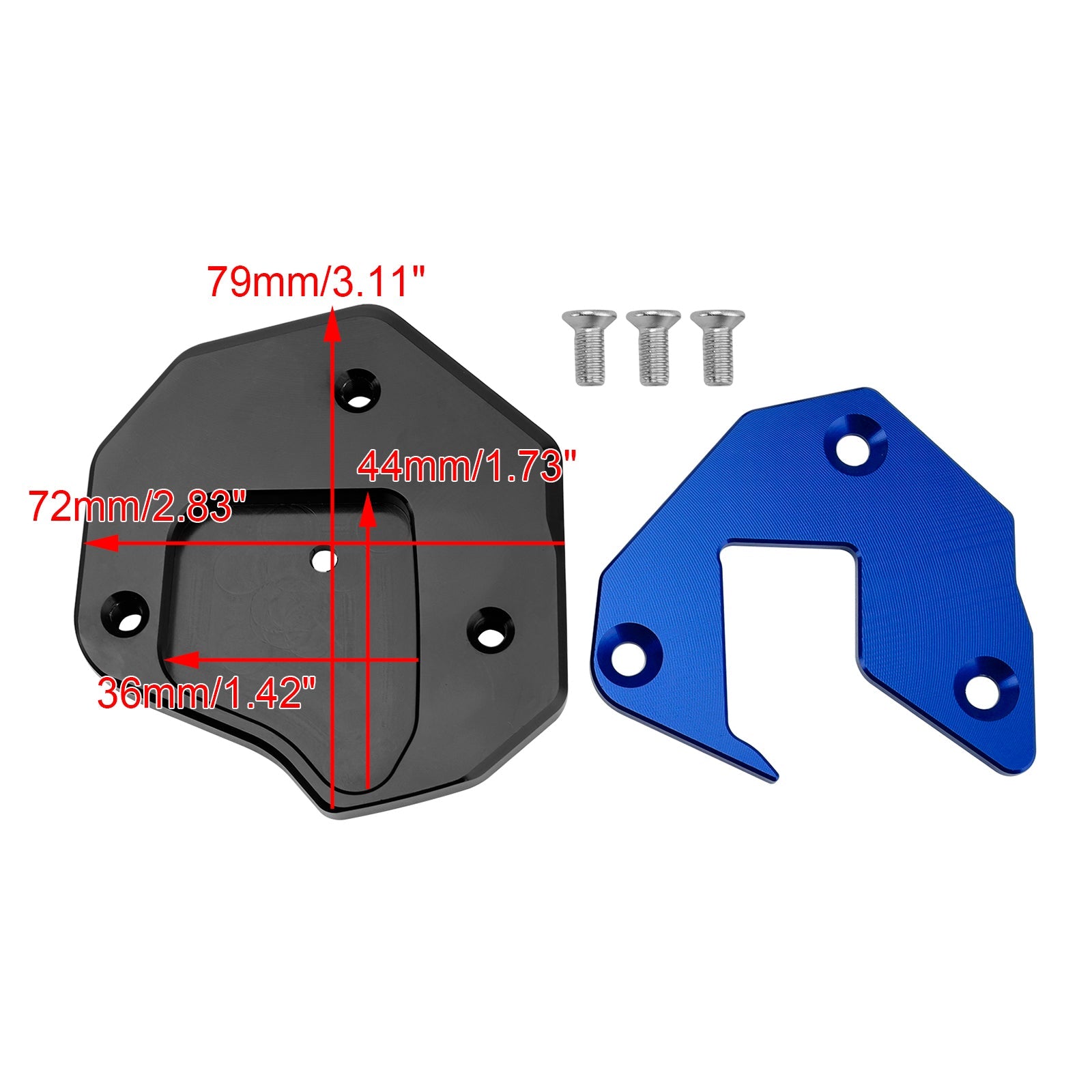 2008-2020 Suzuki GSXR1300R Kickstand Enlarge Plate Pad
