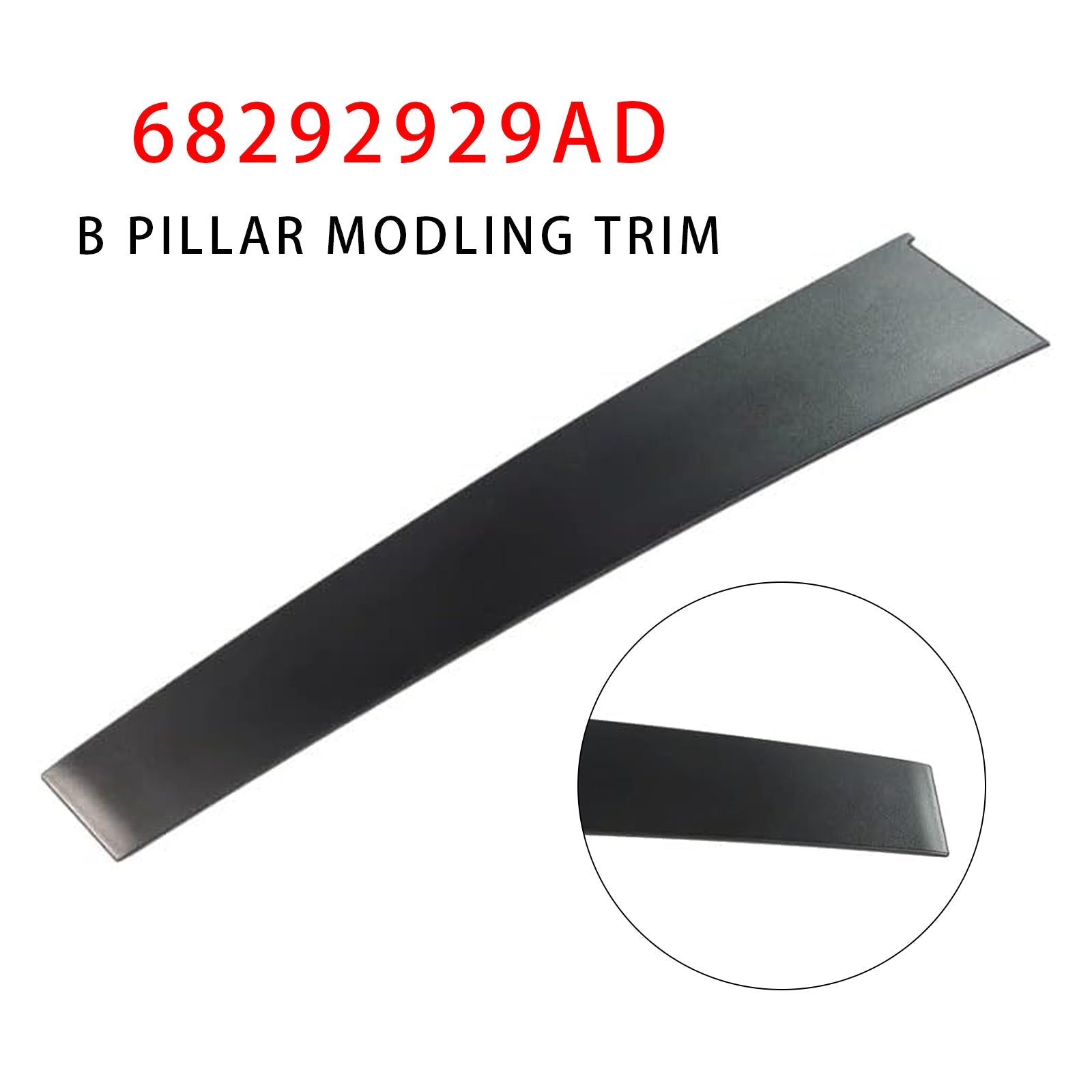 B Pillar Modling Trim Front Left 68292929AD For Dodge RAM 1500 2019-2026