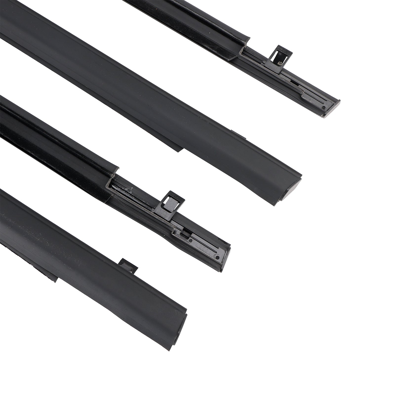2001-2008 Honda FIT JAZZ 1st gen 4PCS Weatherstrip Rubber Seal Door Belt