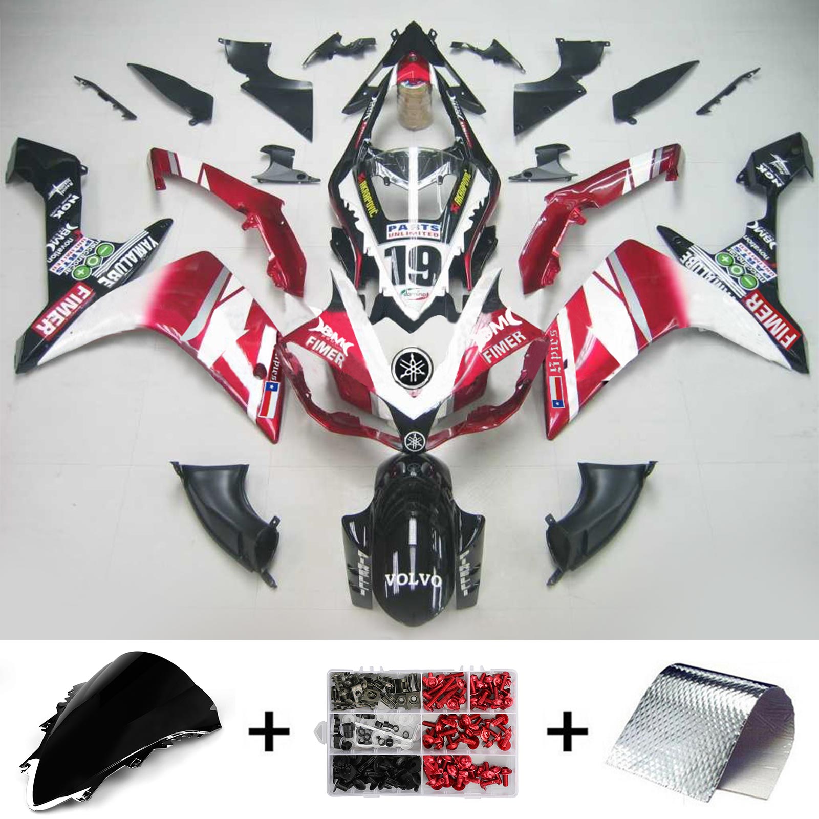2007-2008 Yamaha YZF 1000 R1 Fairing Kit Generic