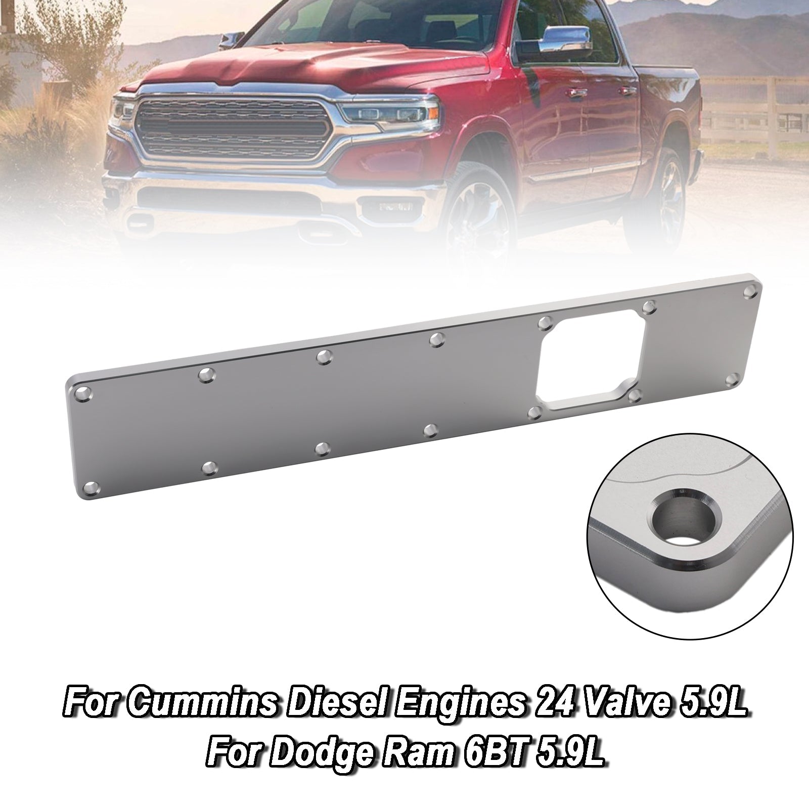 Dodge Ram 6BT 5.9L Intake Manifold Plenum Plate 24V 551714