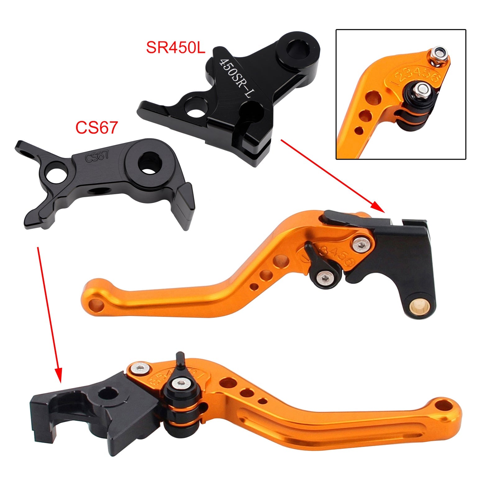 NEW Short Clutch Brake Lever fit for VOGE DS900X 900DSX 2024-2026