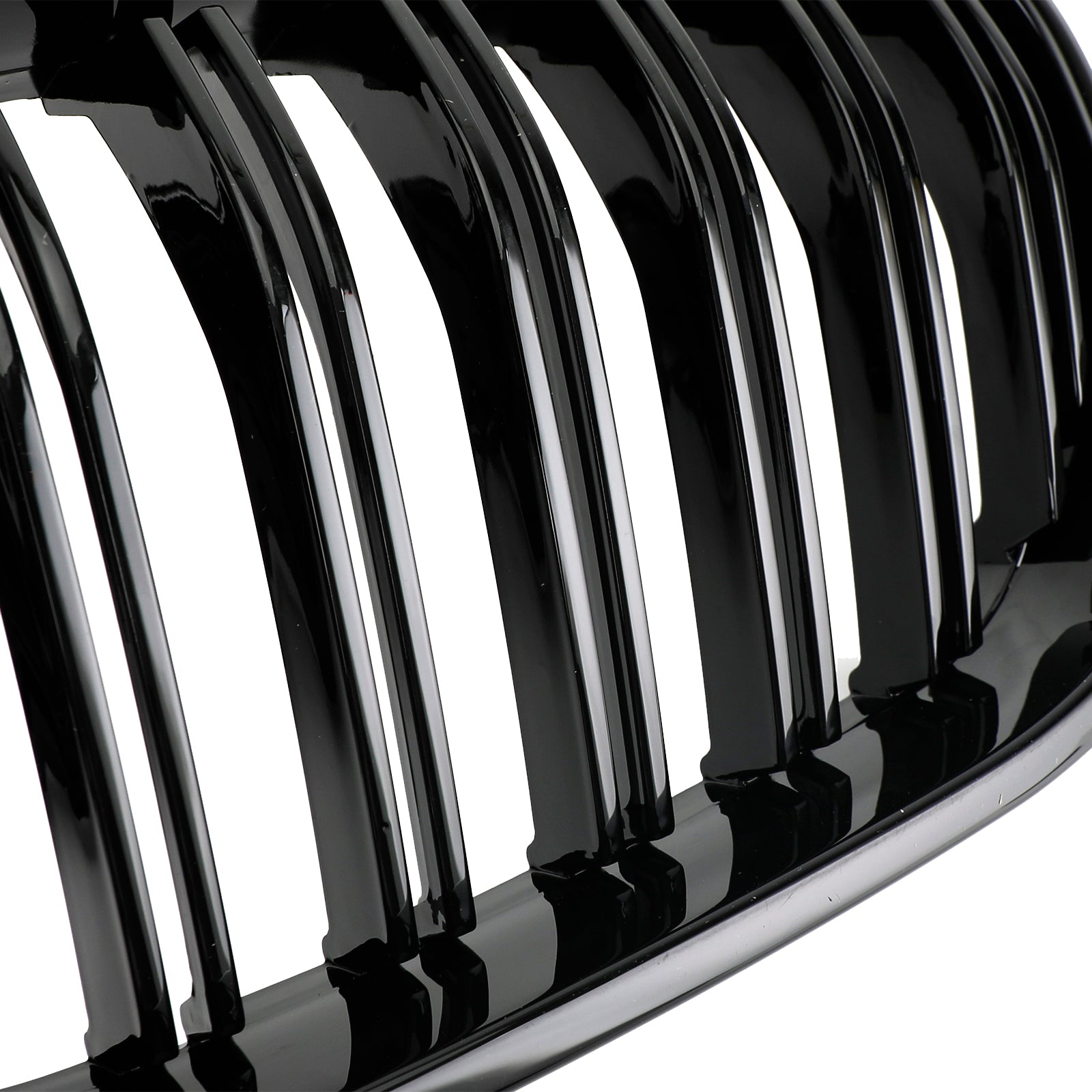2011-2014 BMW X3 F25 Dual Line Gloss Black Front Bumper Kidney Grille Grill