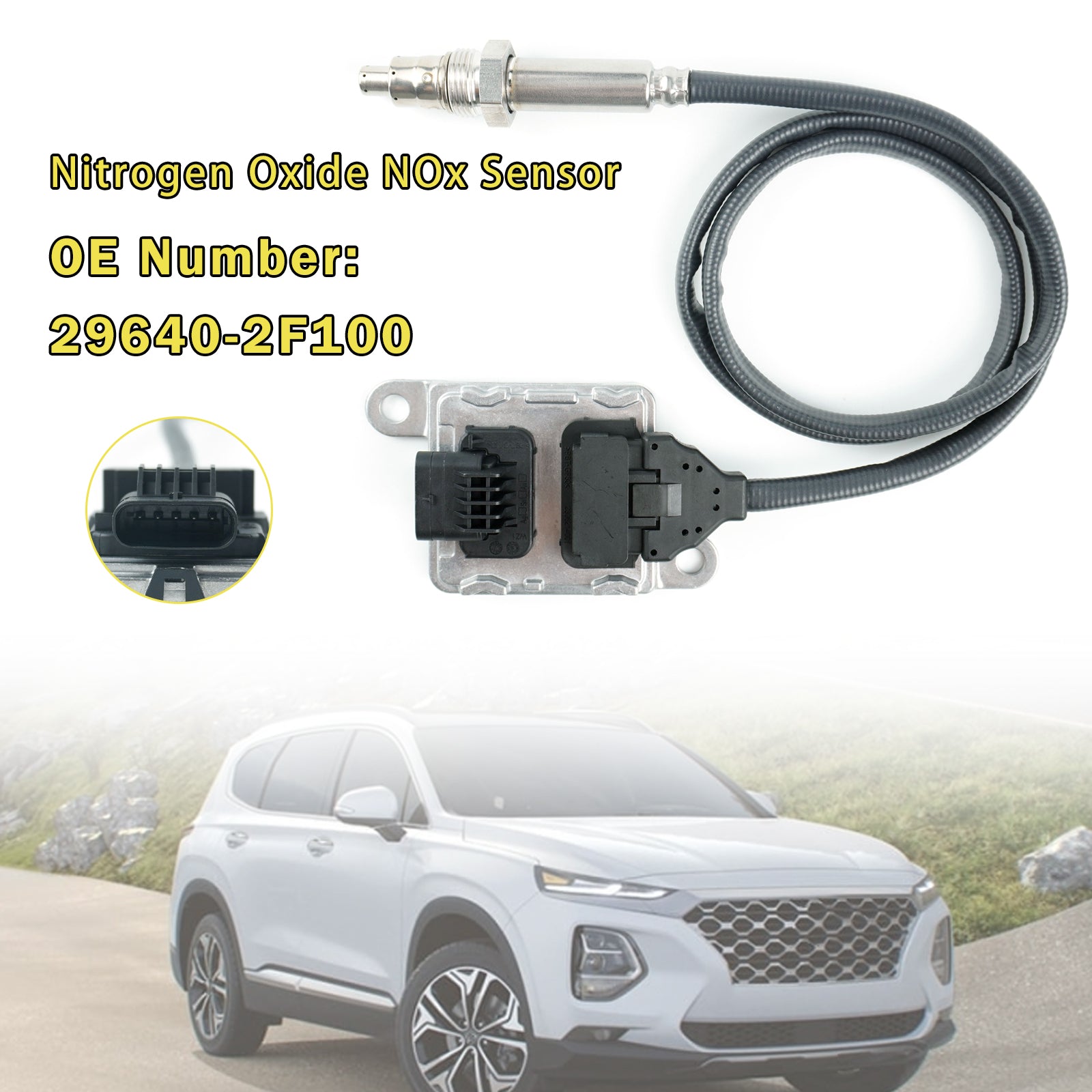 2018-2020 For Hyundai Santa Fe 2.0 Palisade 2.2 Nitrogen Oxide NOx Sensor 29640-2F100