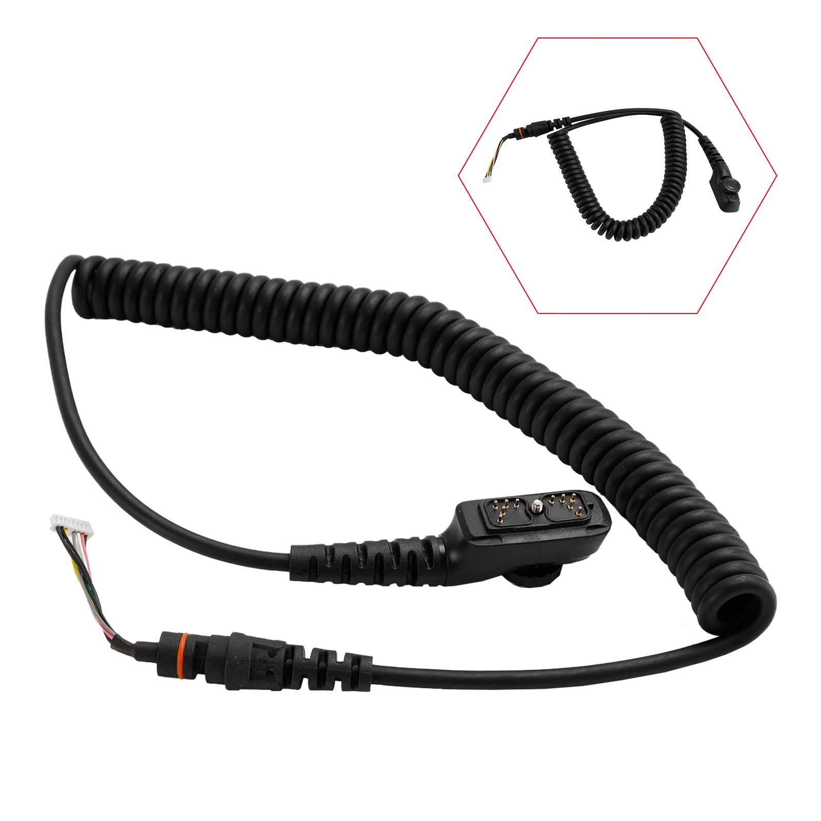 Assembly SM18N2 Hand Microphone Cable For Hytera PD780 PD700 PD580H PD788 PD782