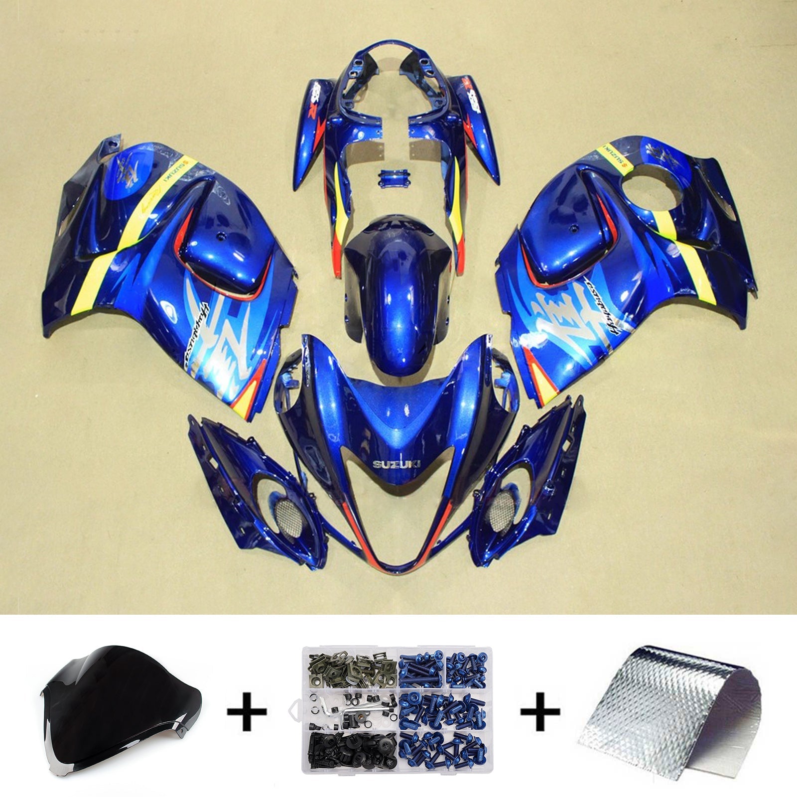 Injection Fairing Kit Bodywork Plastic ABS For Suzuki Hayabusa GSX1300R 2008-2020