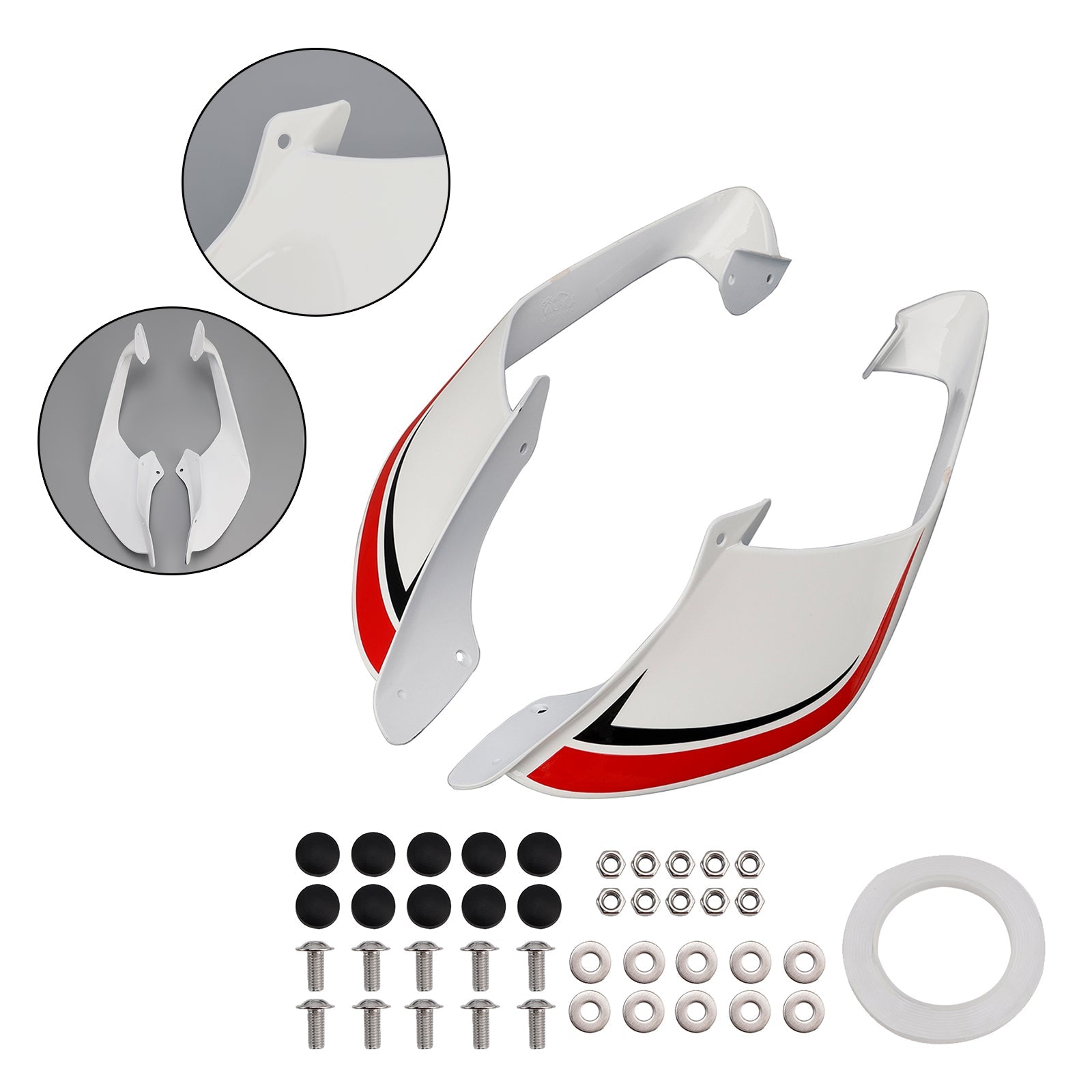 2021-2024 Yamaha YZF R1 R1M Front Side Winglets Wings Spoiler Fairing