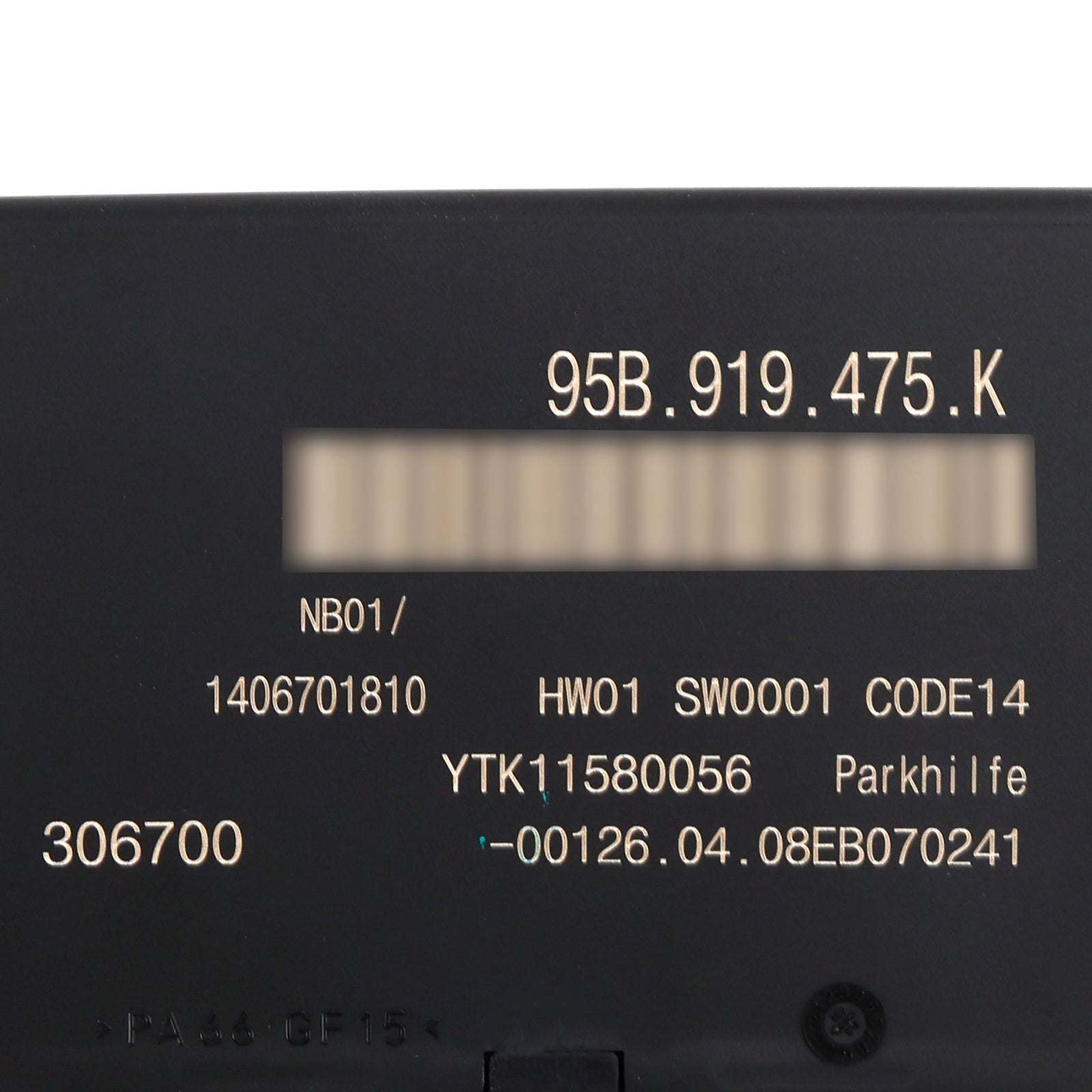 Parking Aid Control Module 95B919475K for Porsche 991 718 2017-2026