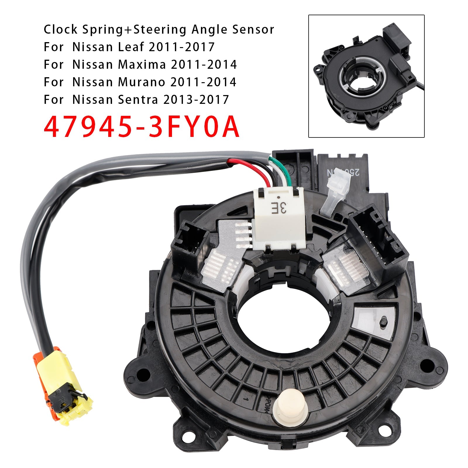 Clock Spring+Steering Angle Sensor 47945-3FY0A For 2011-2017