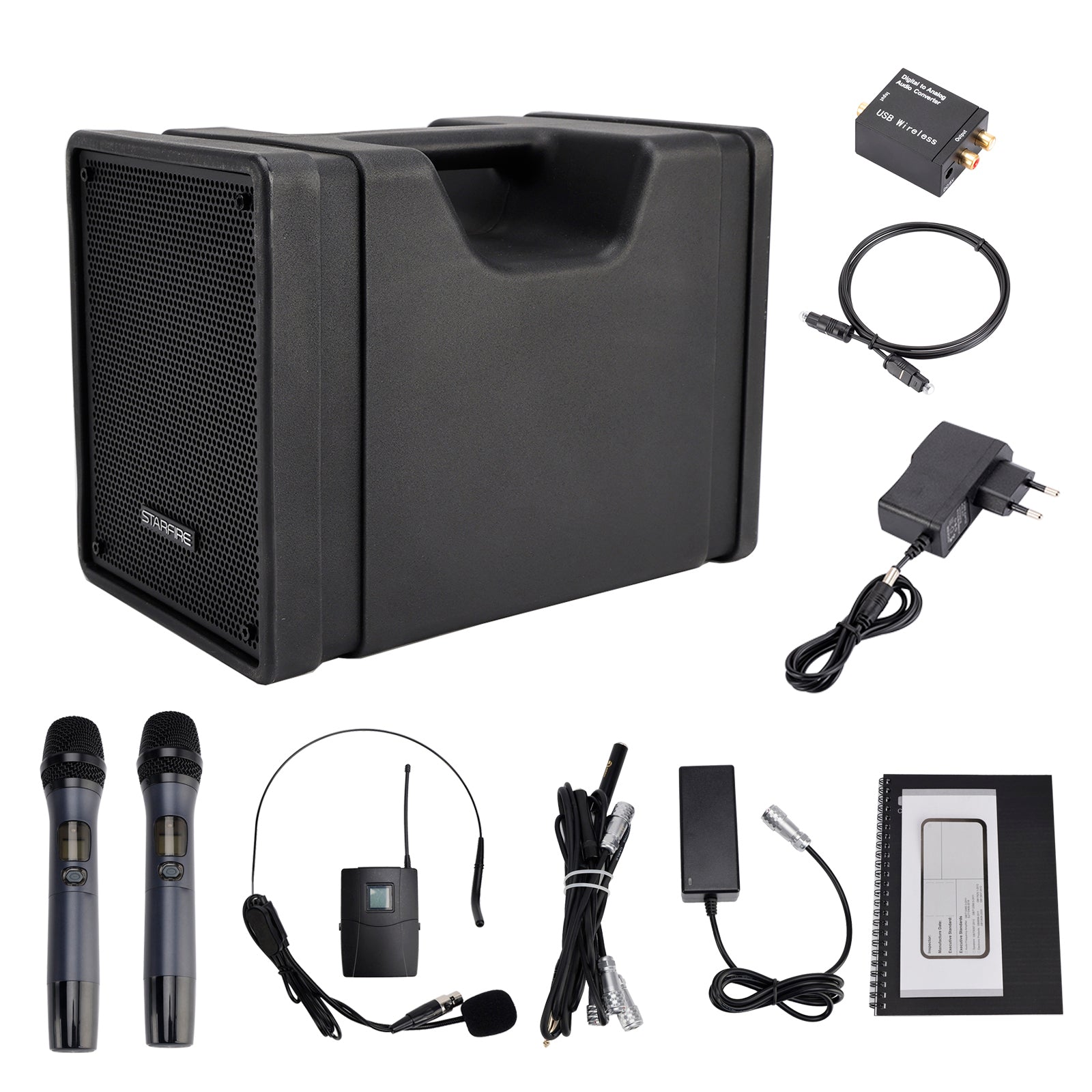 CX-10 Portable Megaphone Wireless Portable PA Speaker System Bluetooth FM Loudspeaker