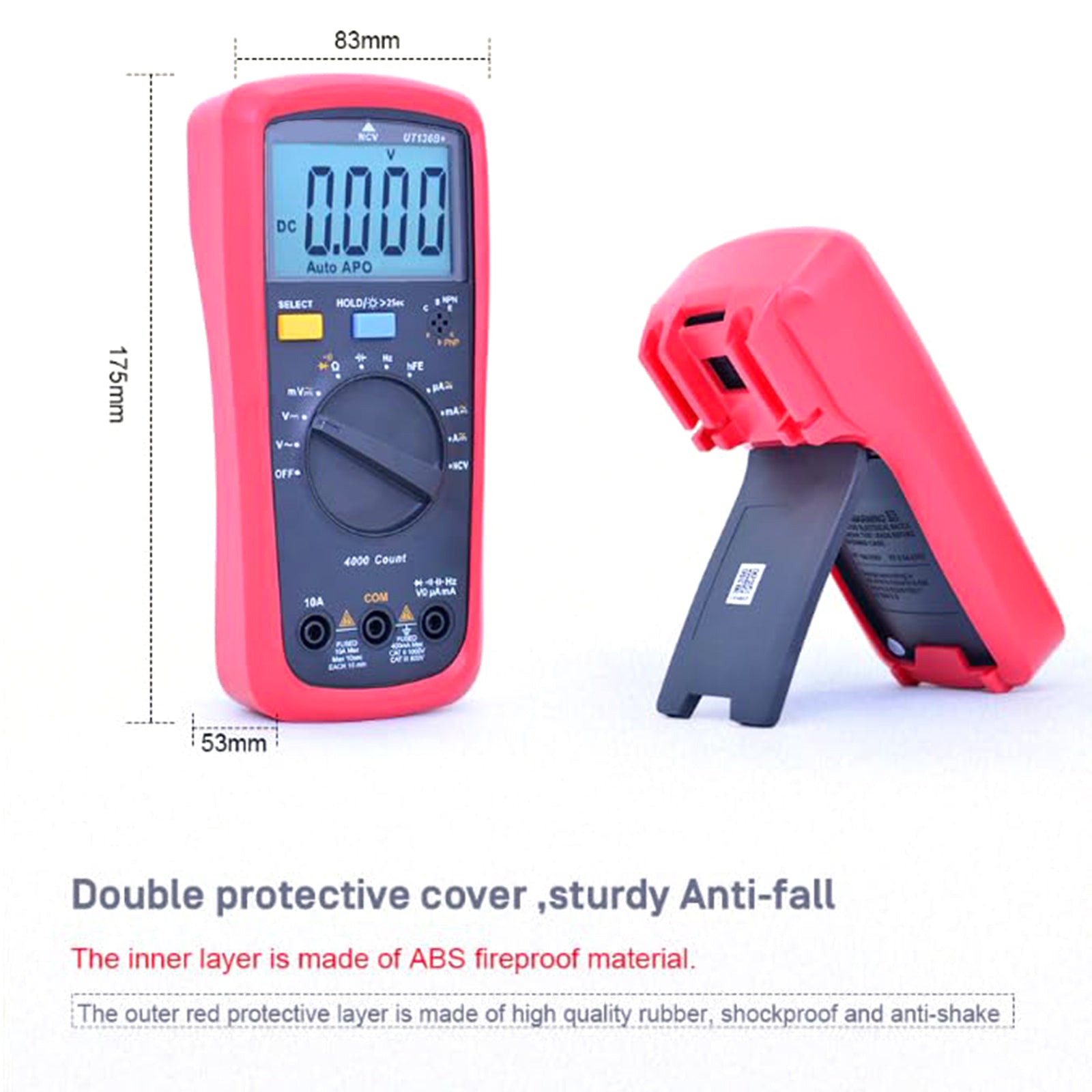 UT136C+ Multimeter Digital multimeter Tester AC DC Voltmeter Ammeter Ohm
