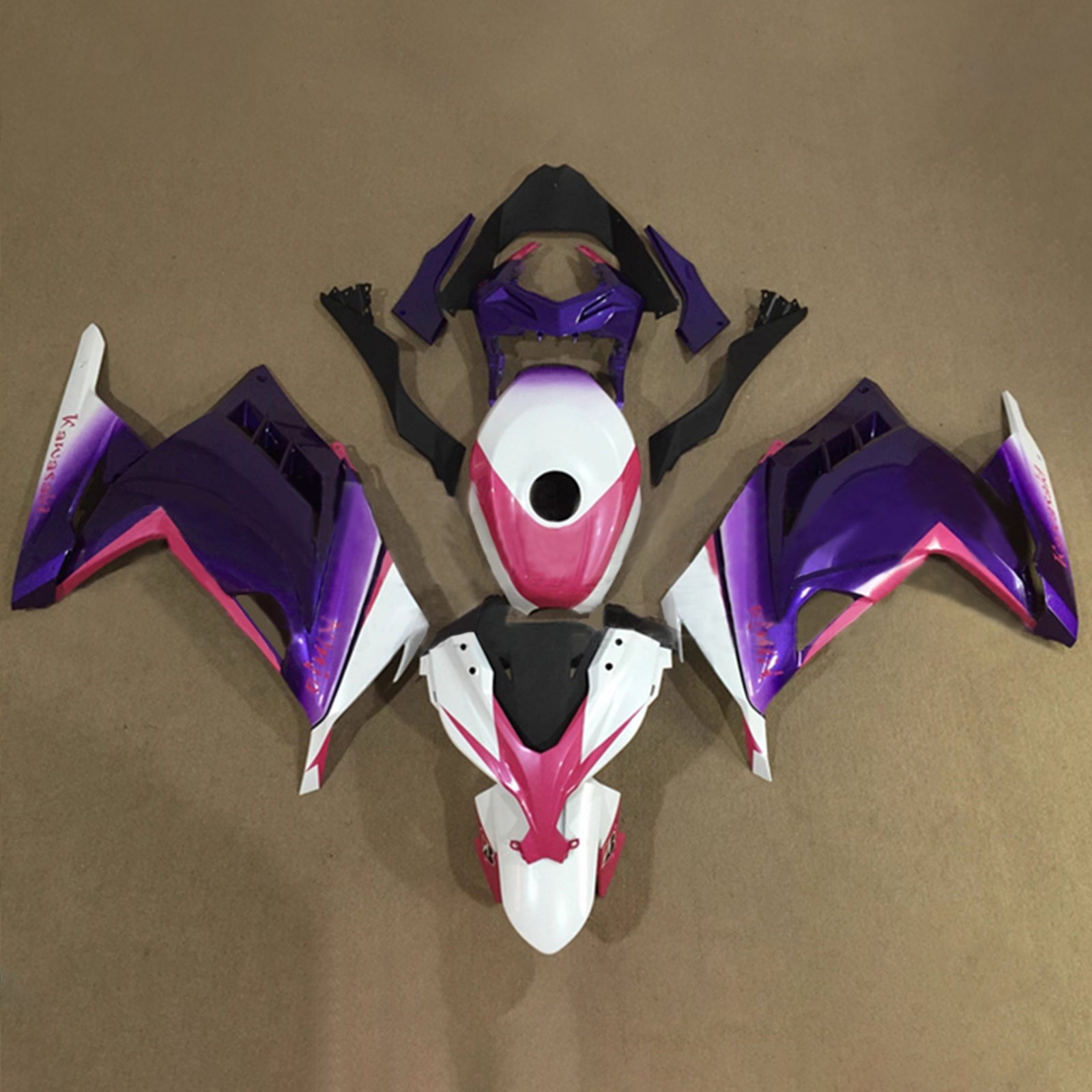 Injection Fairing Kit Bodywork Plastic ABS fit For Kawasaki EX300 Ninja300 2013-2024