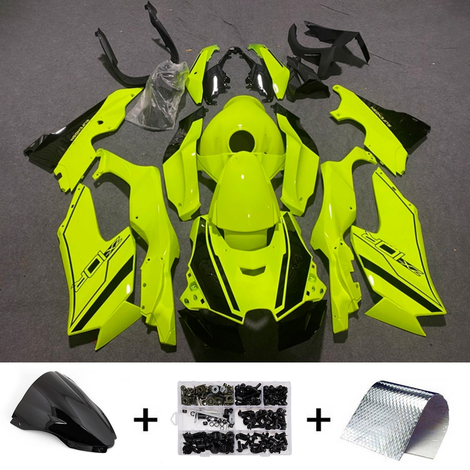 Injection Fairing Kit Bodywork ABS fit For Kawasaki ZX-10R ZX-10RR 2021-2025