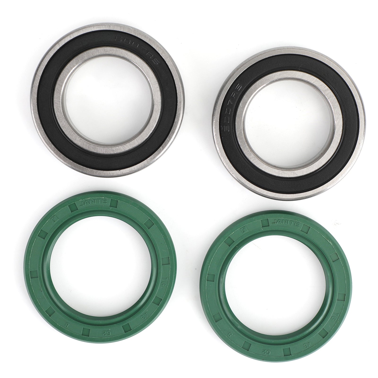1985-1986 Yamaha Tri Moto, Tri Z Axle Wheel Carrier Bearings + Seals 93306-00705-00 93102-43341-00