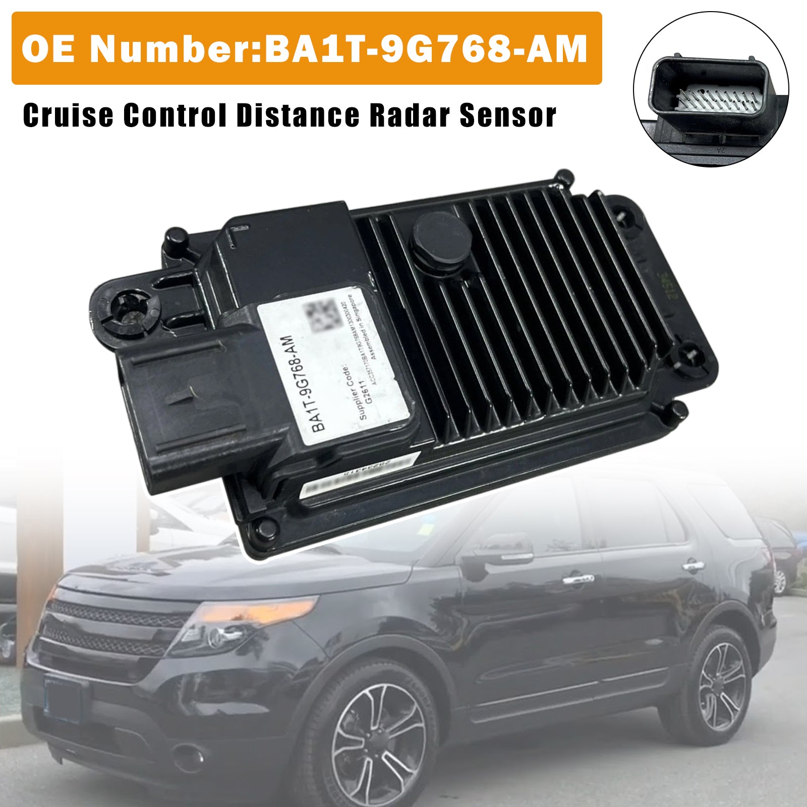 2012-2014 For Ford Edge Explorer Adaptive Cruise Control Sensor Radar BA1T-9G768-AM