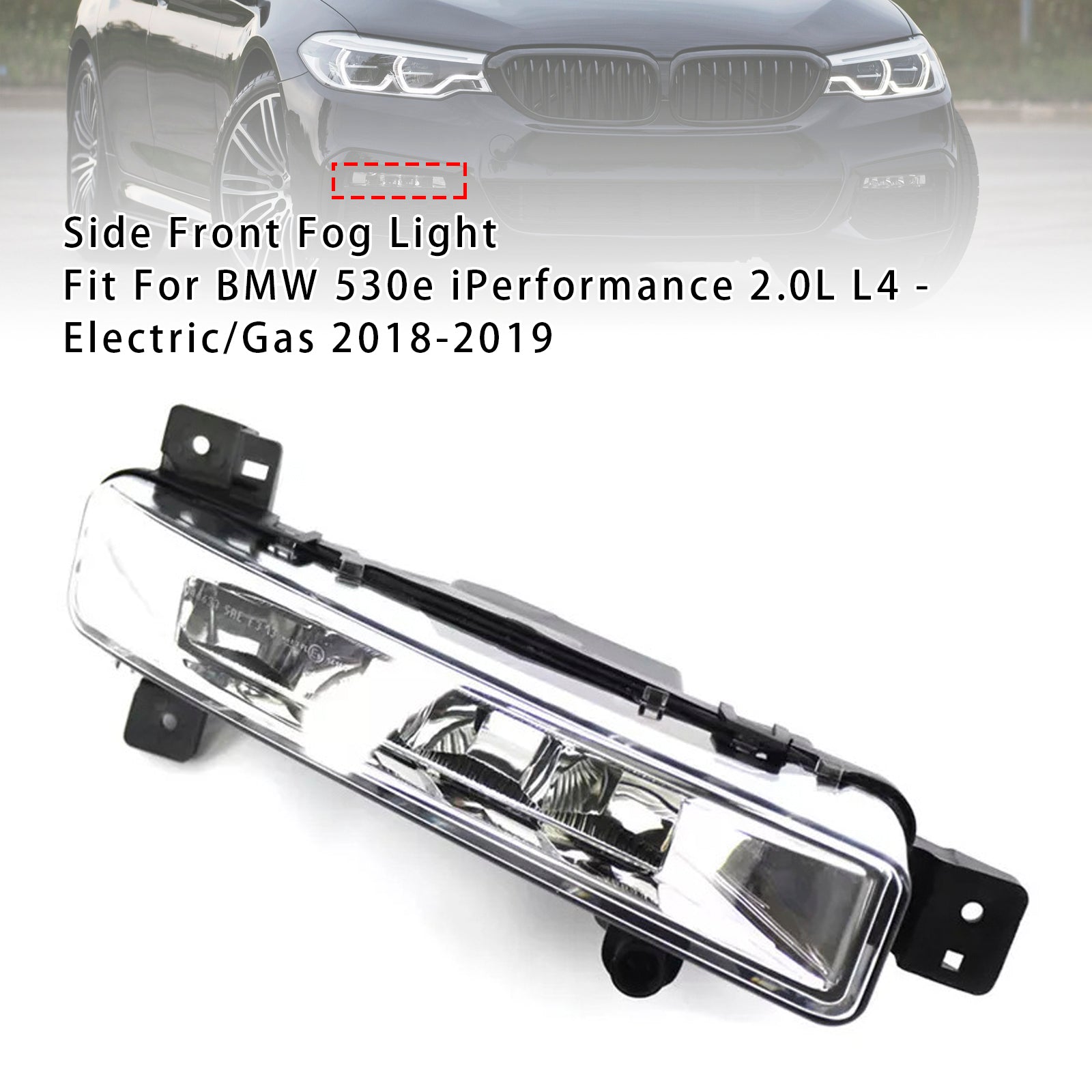 1 Pcs LED Front Right Fog Light For BMW 5 Series G30 G38 17-19 63177349132