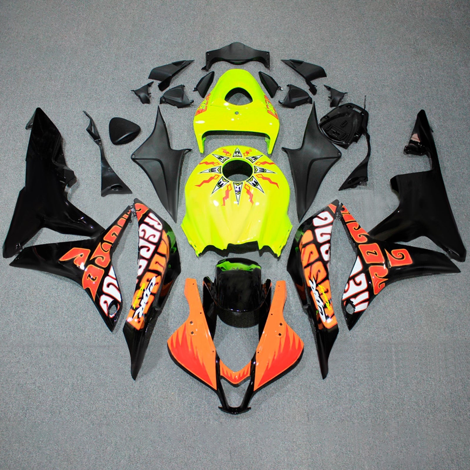 Injection Fairing Kit Bodywork Plastic ABS For Honda CBR600RR 2007-2008 F5
