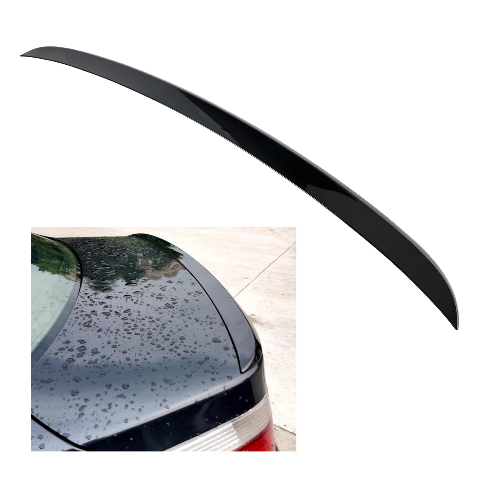 2003-2010 BMW 5 Series E60 M5 M5 Style Gloss Black Rear Boot Spoiler