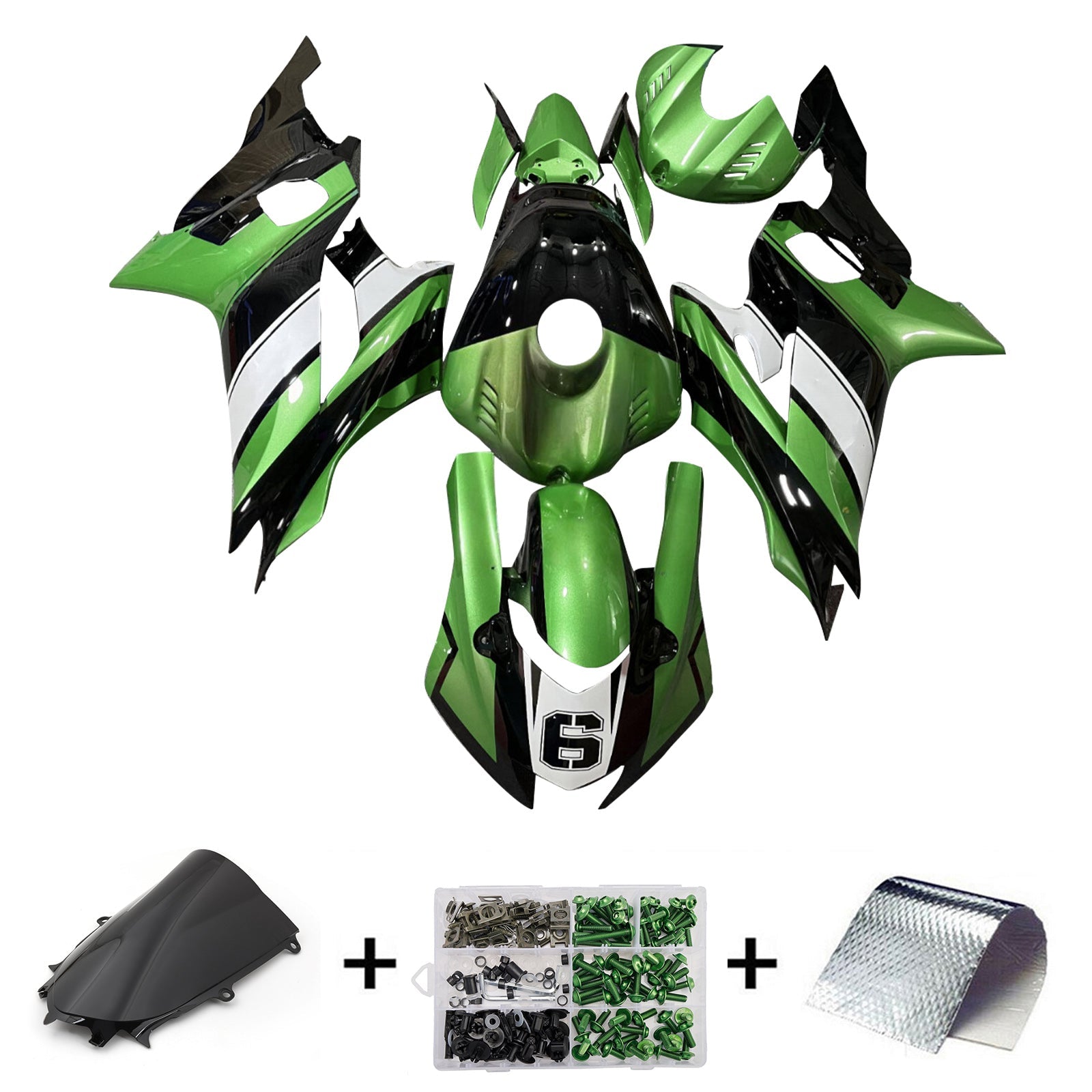 Injection Fairing Kit Bodywork Plastic ABS fit For Yamaha YZF-R6 2017-2023
