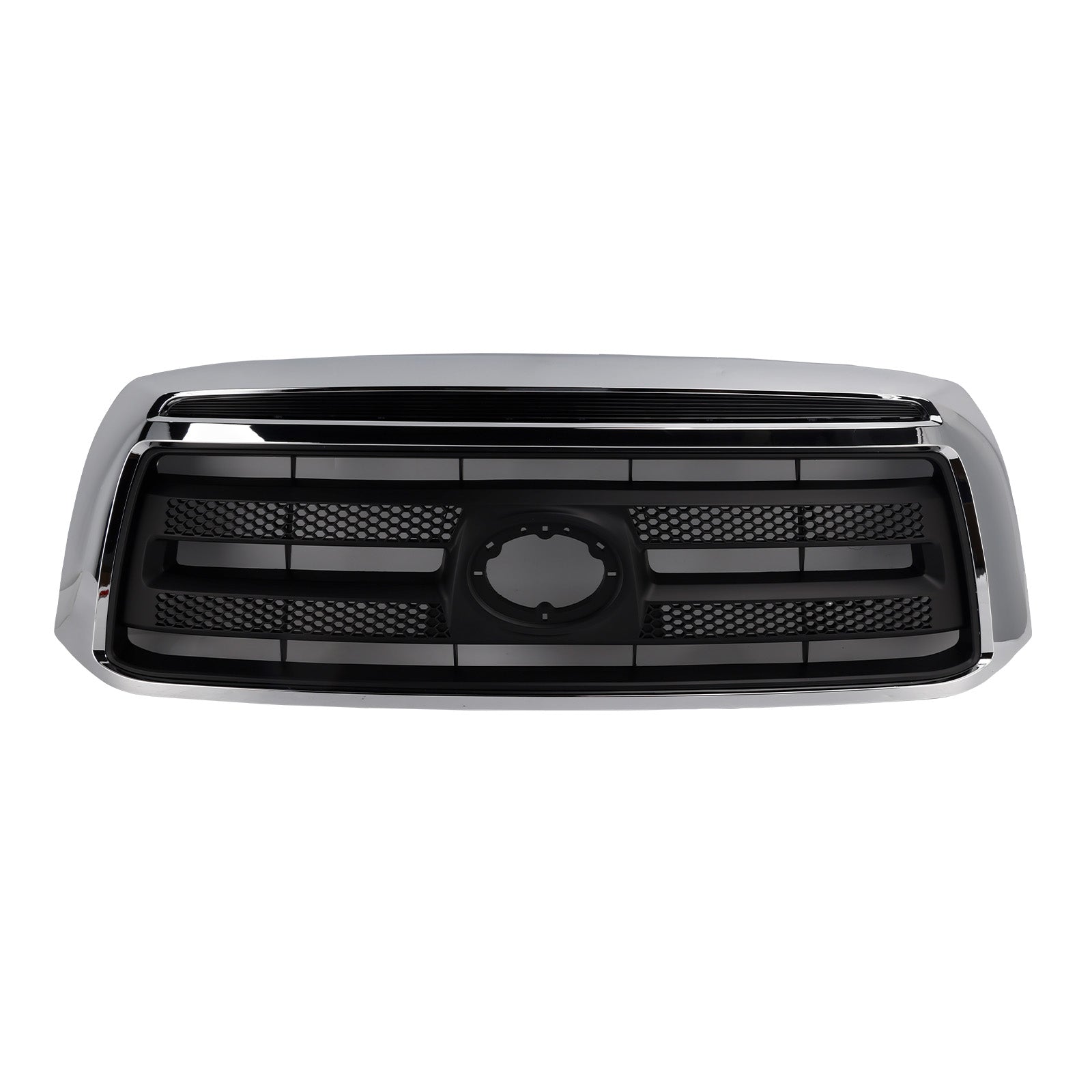 2010-2013 Fit Toyota Tundra Matte Black Chrome Front Bumper Grill Grille