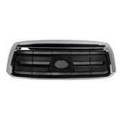 2010-2013 Fit Toyota Tundra Matte Black Chrome Front Bumper Grill Grille