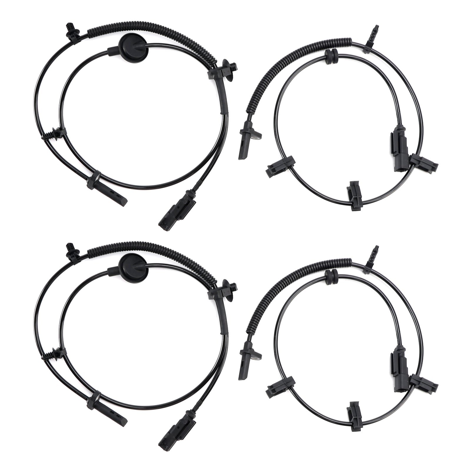 4PCS Front&Rear Side ABS Wheel Speed Sensor For Chevy Traverse 3.6L 2009-2017