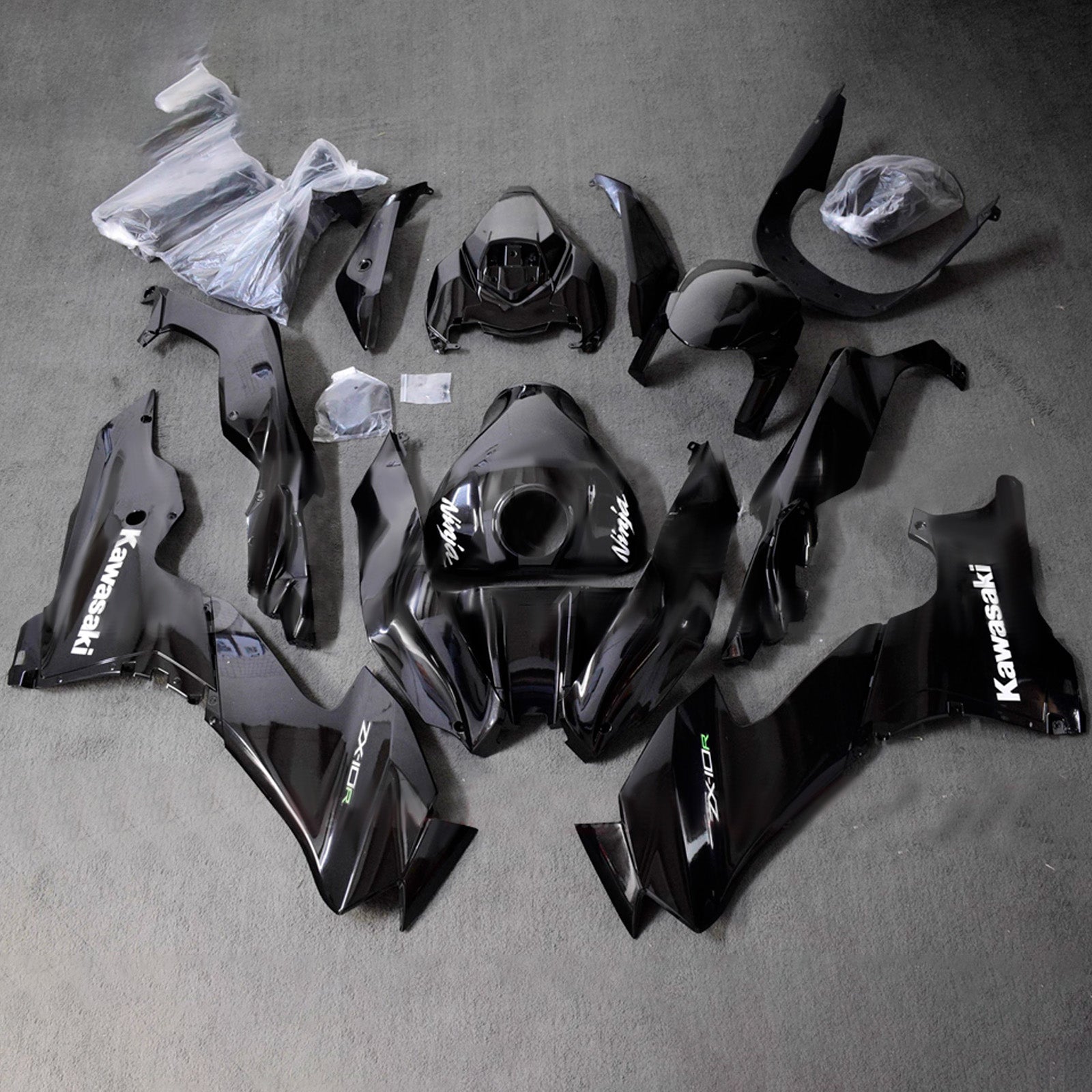 Injection Fairing Kit Bodywork ABS fit For Kawasaki ZX-10R ZX-10RR 2021-2025