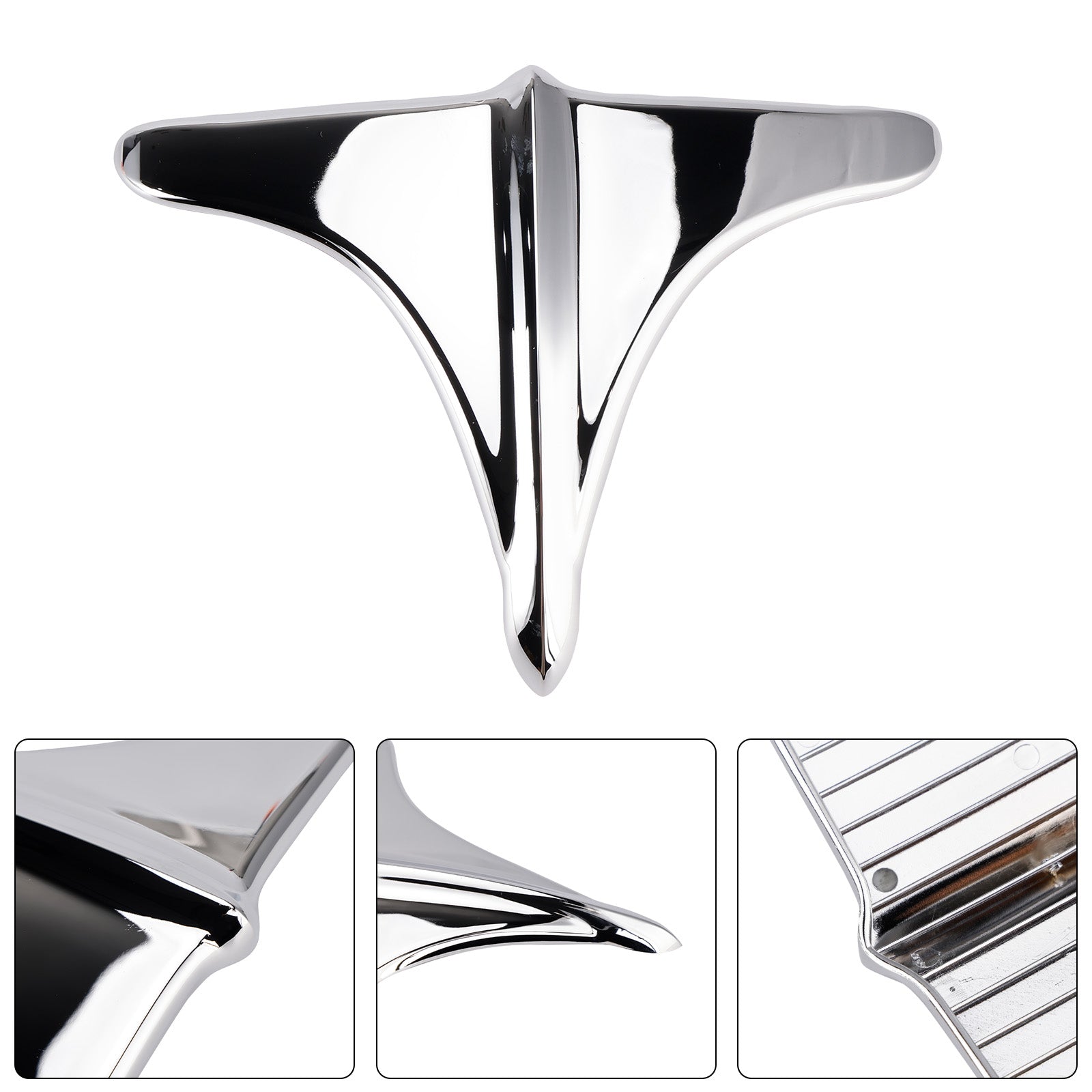 ABS Rear Fender Accents Front Edge Trim For Street Tri Glide 2009-2023