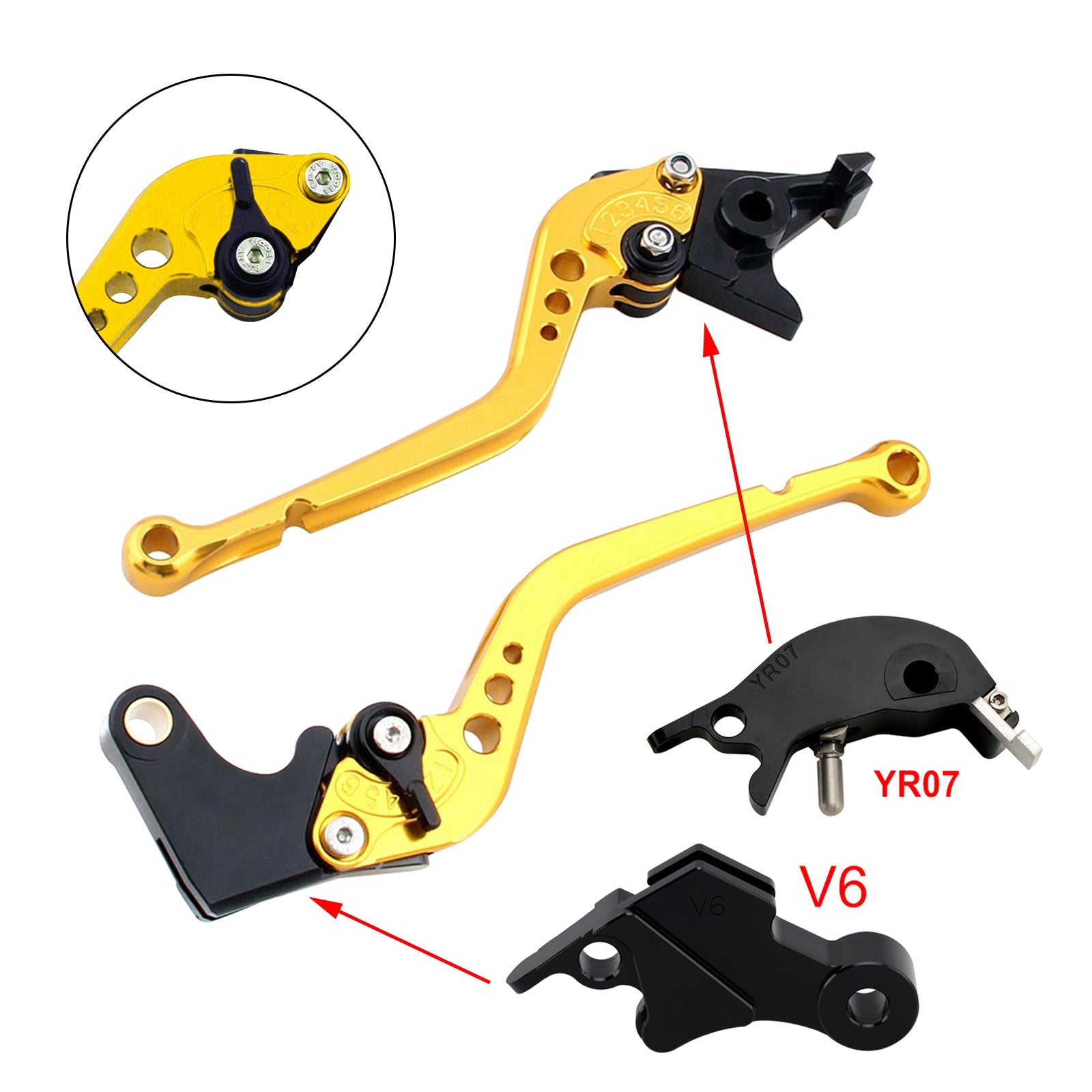 Long Clutch Brake Lever fit for YAMAHA XSR900 XSR900GP MT-09 MT-09SP 2024-2025