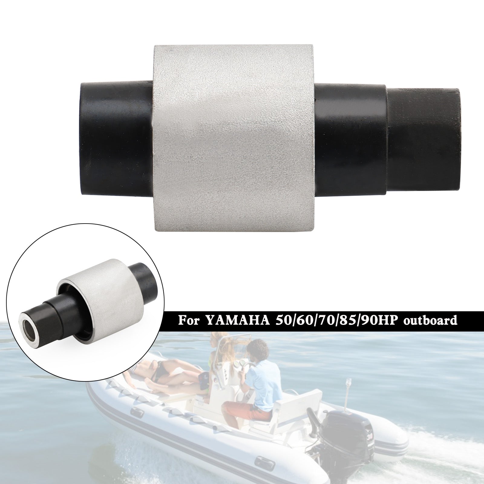 688-44514-00-94 Upper side mount damper for YAMAHA 50/60/70/85/90HP outboard