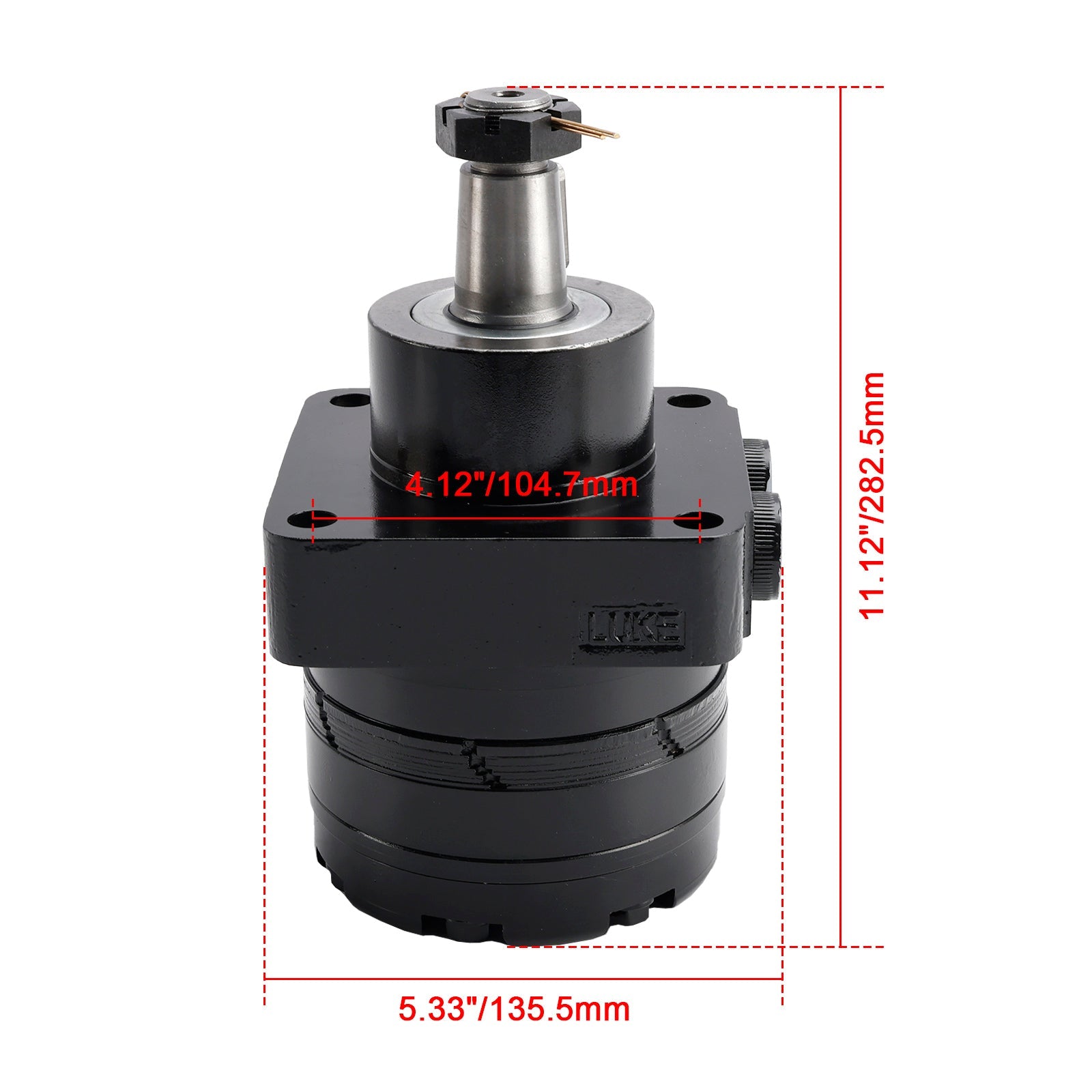 2006 74251, Z587L Z Master, With 60in TURBO FORCE Side Discharge Mower Hydraulic Wheel Motor 103-6988 1-523328 TF0240US081AADD