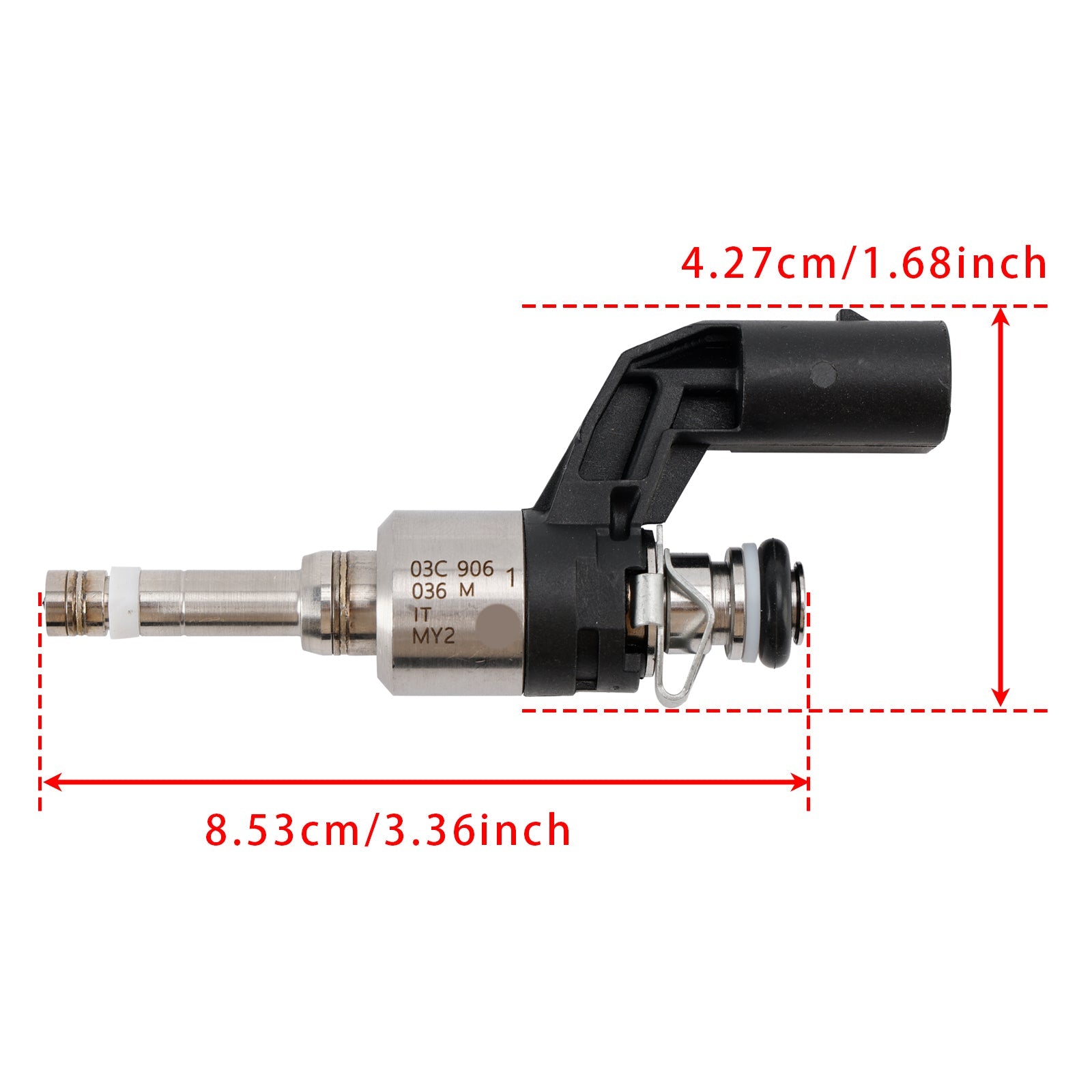 1Pcs Fuel Injector For VW Golf V VI Polo Audi A1 1.4L 03C906036E 03C906036M