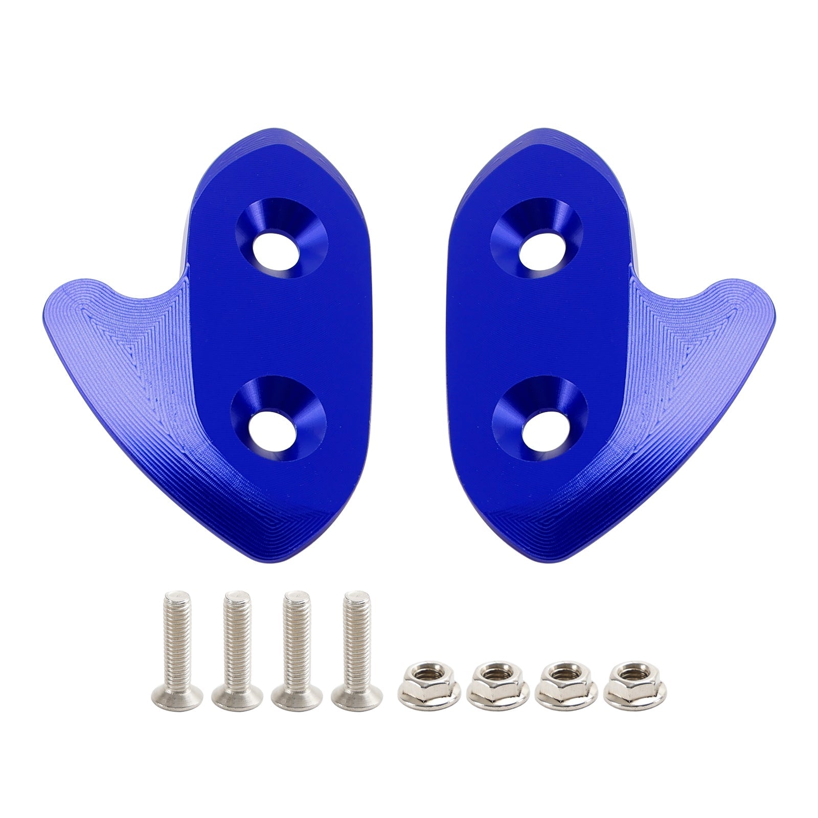 CNC Aluminum Mirror Block Off Plates For Yamaha R1 / R1M / R1S 2015-2019
