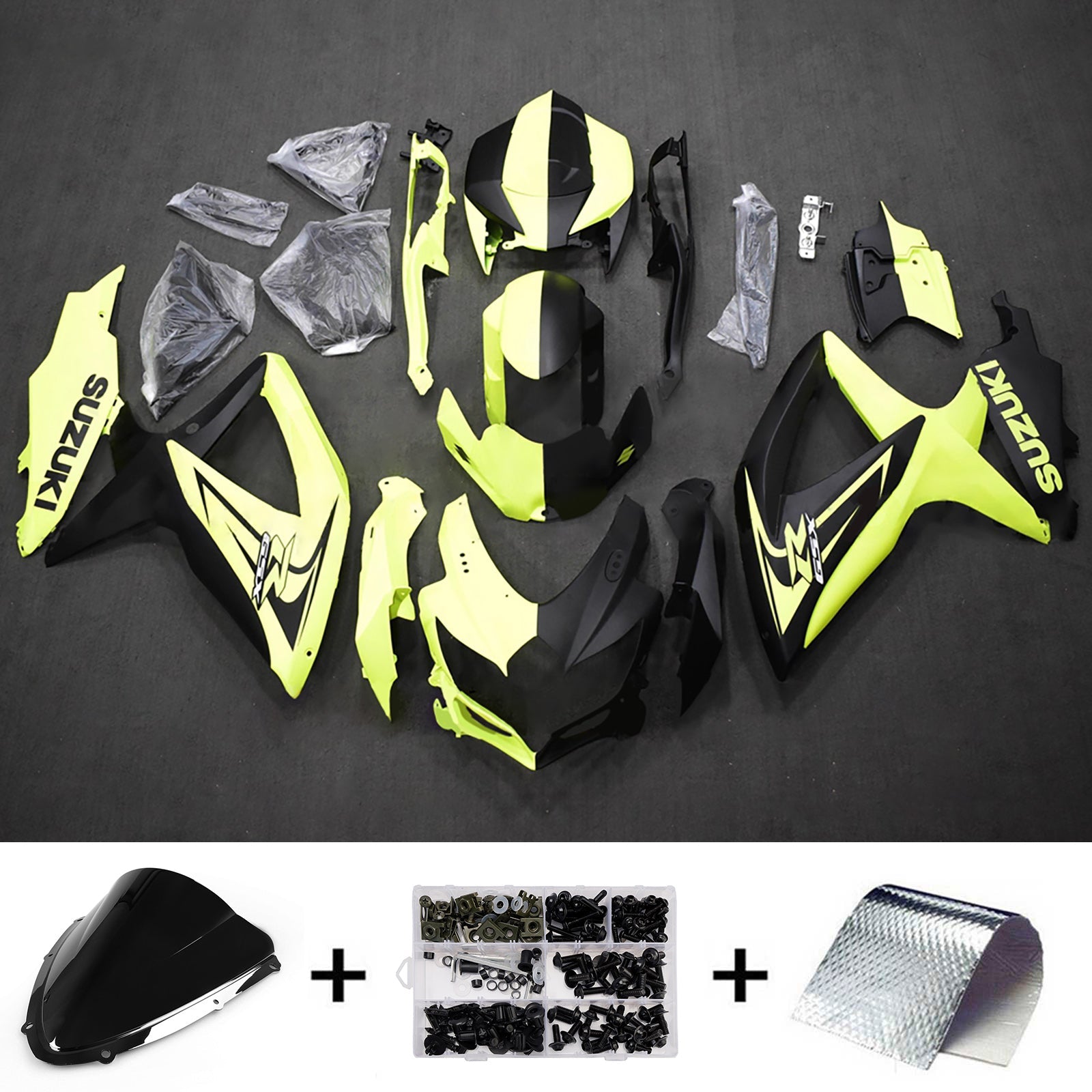 Injection Fairing Kit Bodywork Plastic ABS For Suzuki GSXR 600/750 2008-2010 K8