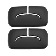 2X Rear Black Seat Belt Bezel 1AP31DX9AA For Jeep Wrangler JK 2011-2018