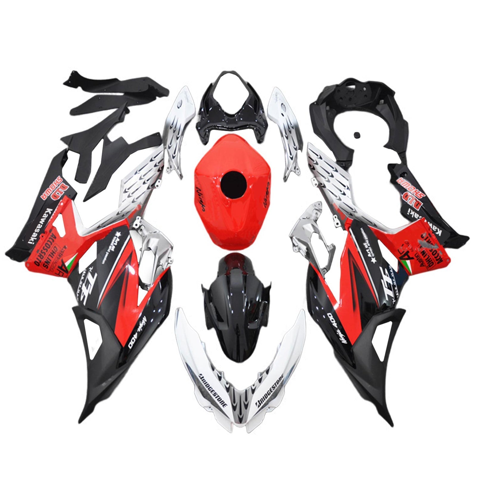 2018-2024 Kawasaki EX400/Ninja400 Fairing Kit
